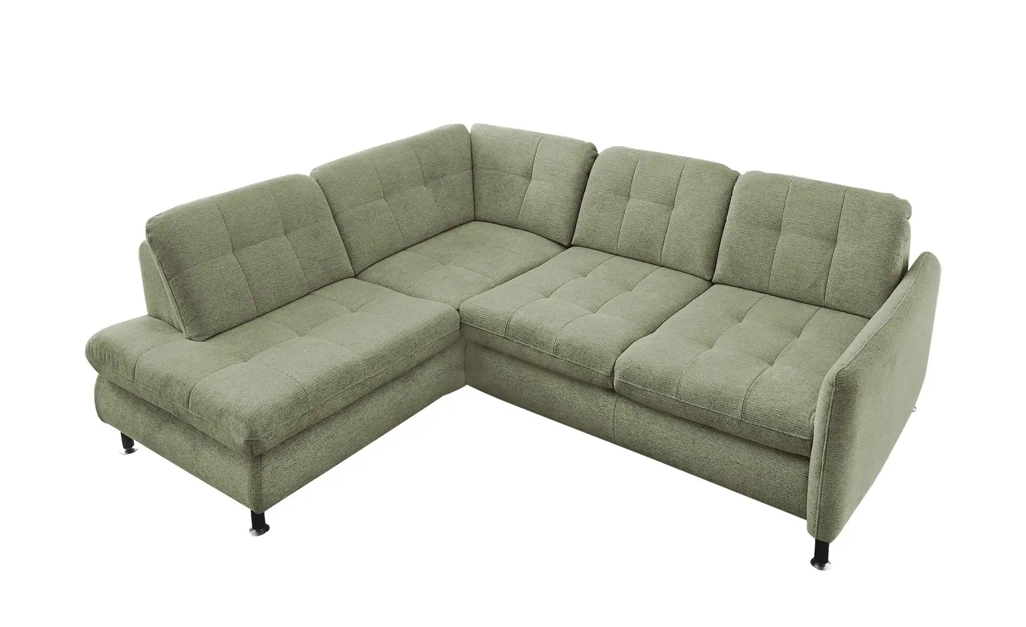 Lounge Collection Ecksofa  LIORA ¦ grün ¦ Maße (cm): B: 242 H: 99 T: 210 Po günstig online kaufen