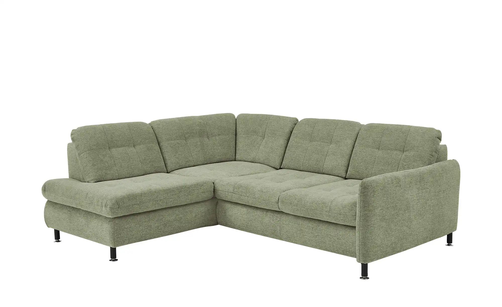 Lounge Collection Ecksofa  LIORA ¦ grün ¦ Maße (cm): B: 242 H: 99 T: 210 Po günstig online kaufen