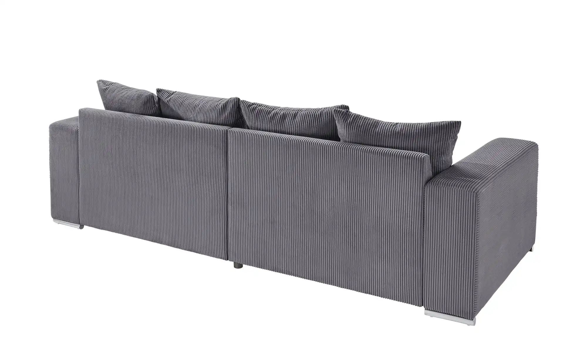 Thumbnail - uno Bigsofa aus Cordstoff Ricardo ¦ grau ¦ Maße (cm): B: 262 H: 85 T: 111.0 Polstermöbel > Sofas > 3-Sitzer - Höffner