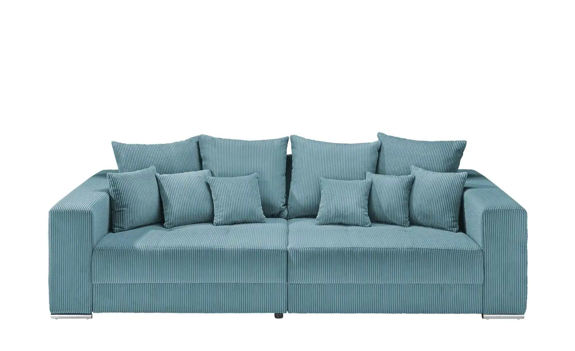 uno Bigsofa aus Cordstoff Ricardo ¦ blau ¦ Maße (cm): B: 262 H: 85 T: 111 P günstig online kaufen