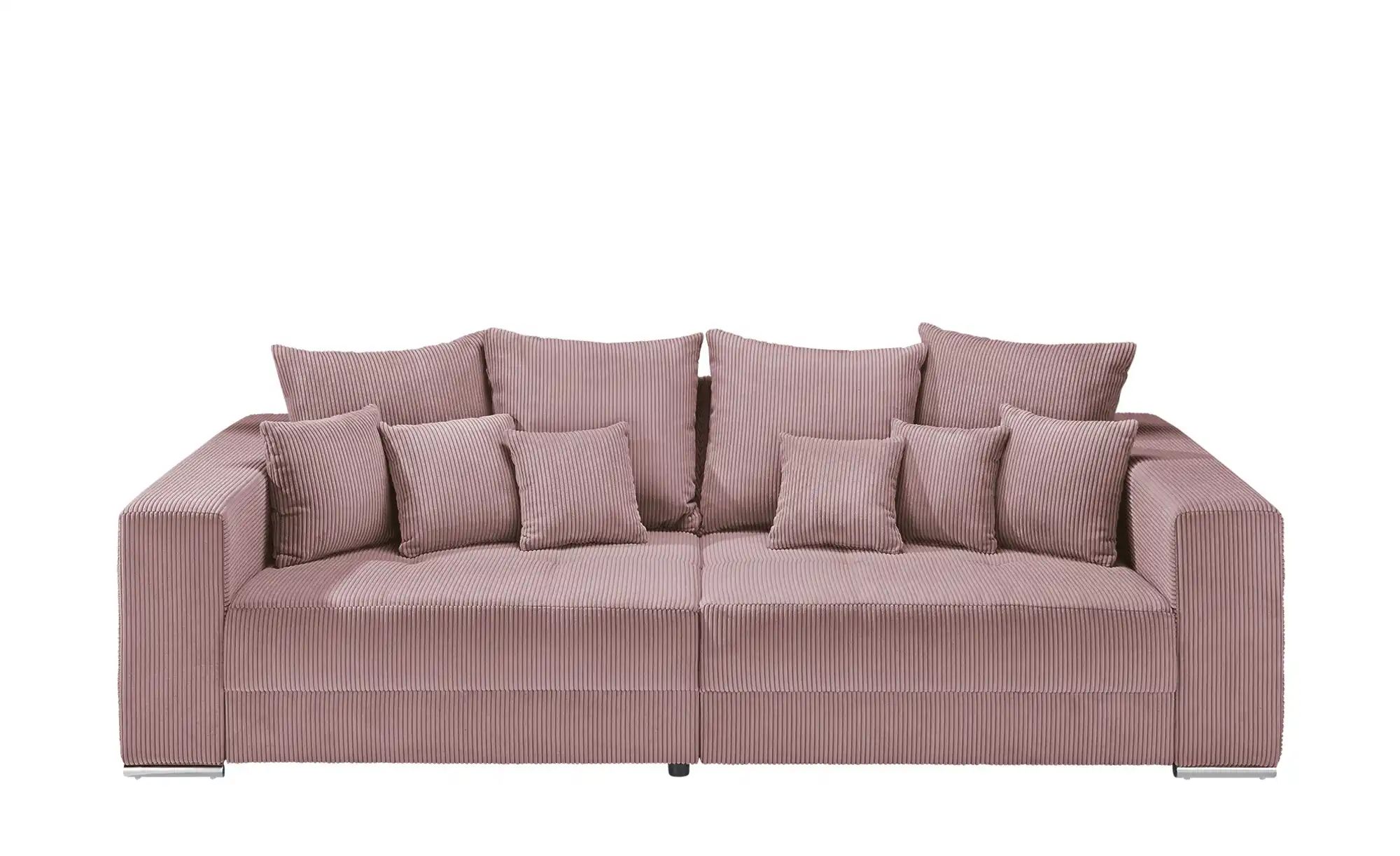 uno Bigsofa aus Cordstoff Ricardo ¦ rosa/pink ¦ Maße (cm): B: 262 H: 85 T: günstig online kaufen