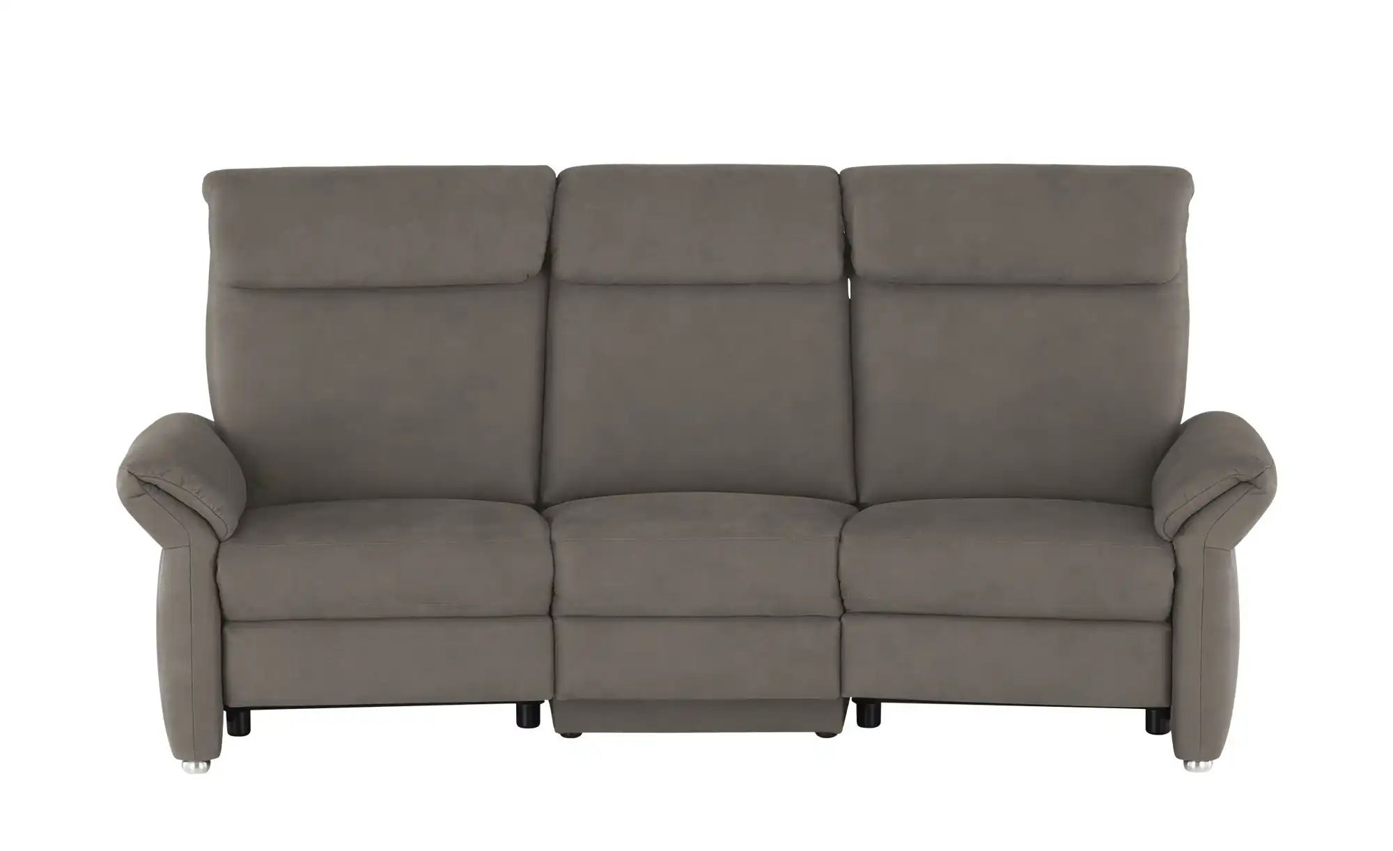 Wohnwert Trapezsofa mit USB Anschluss Melina ¦ grau ¦ Maße (cm): B: 226 H: günstig online kaufen