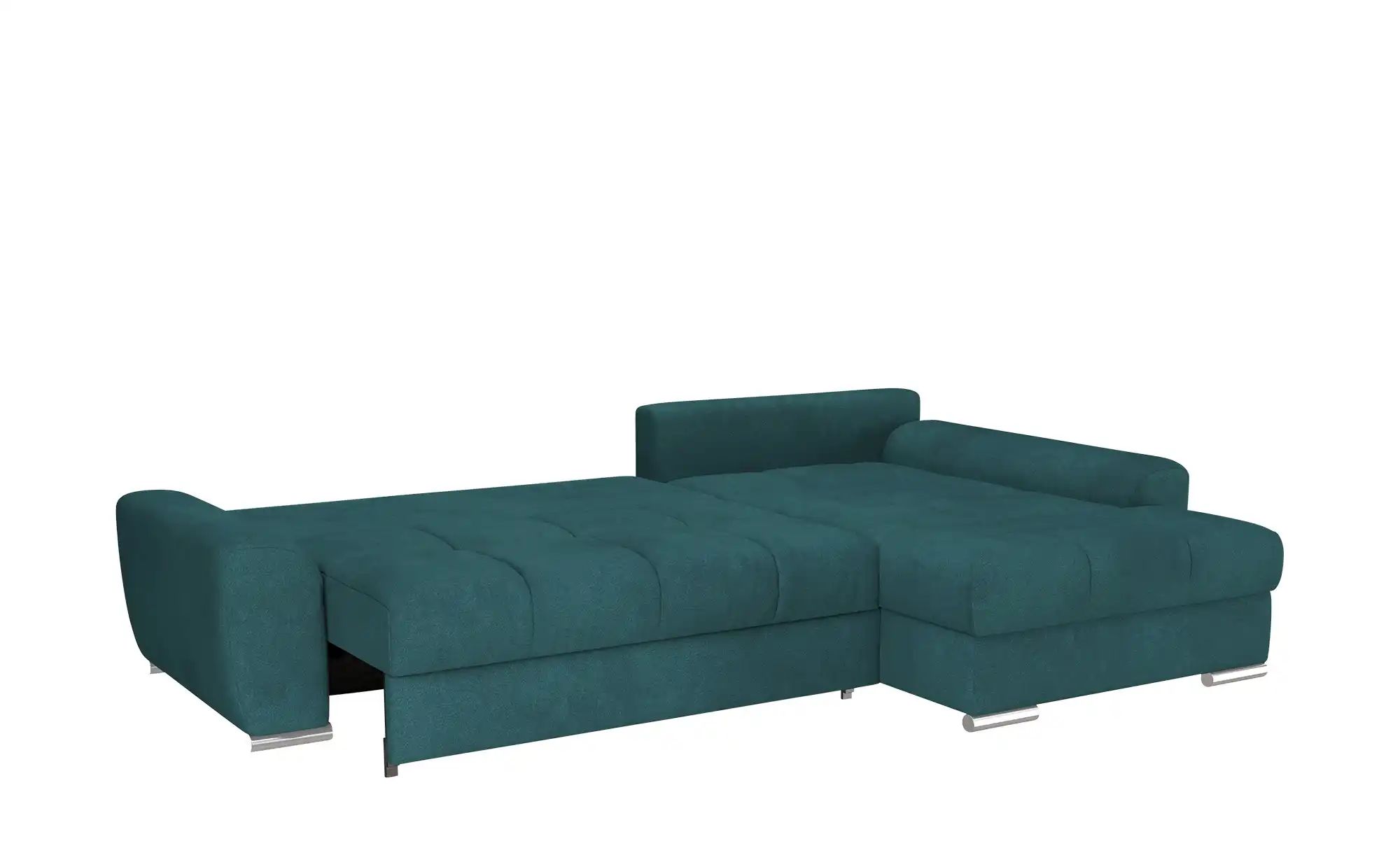 bobb Ecksofa mit Funktion   Soumia ¦ türkis/petrol ¦ Maße (cm): B: 283 H: 9 günstig online kaufen