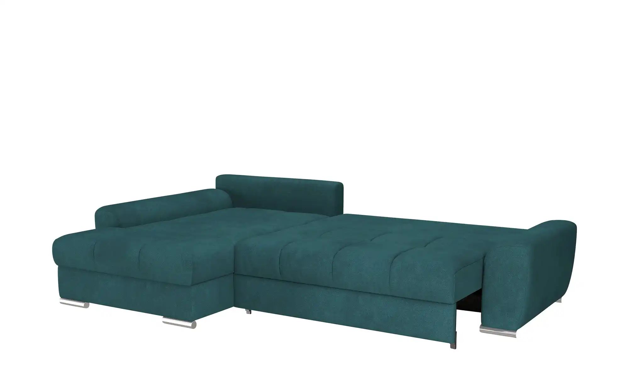 bobb Ecksofa mit Funktion   Soumia ¦ türkis/petrol ¦ Maße (cm): B: 283 H: 9 günstig online kaufen