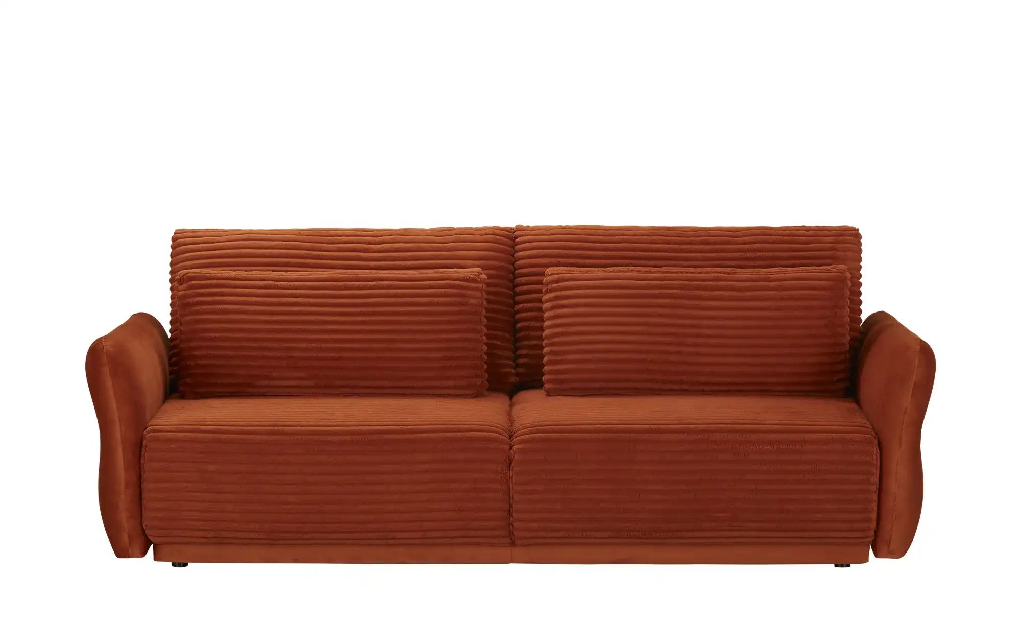 Schlafsofa mit Bettkasten Palermo ¦ orange ¦ Maße (cm): B: 228 H: 94 T: 113 günstig online kaufen