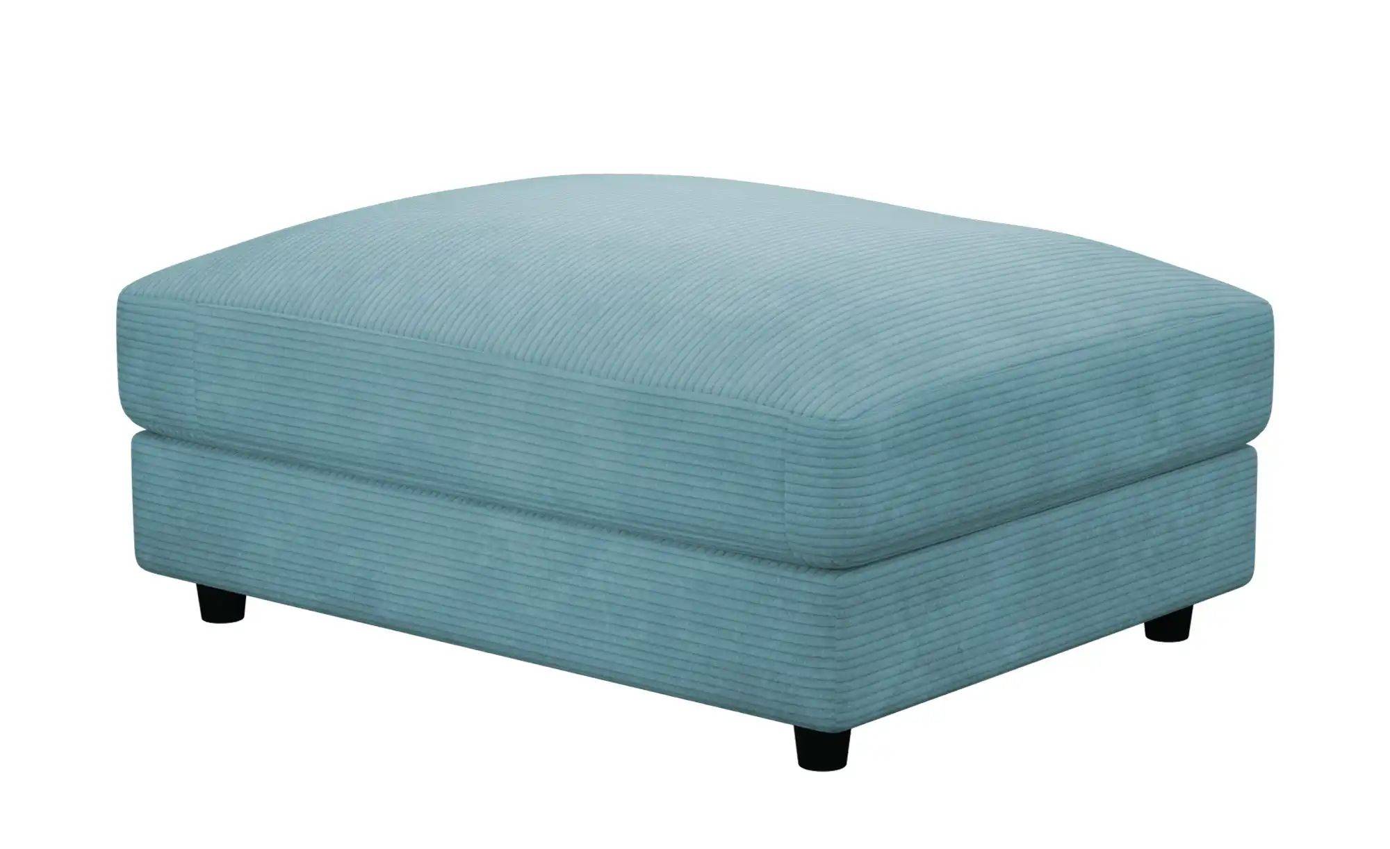 Element Hocker Branna ¦ türkis/petrol ¦ Maße (cm): B: 90 H: 45 T: 120.0 Polstermöbel > Sofas > Modulsofas - Höffner