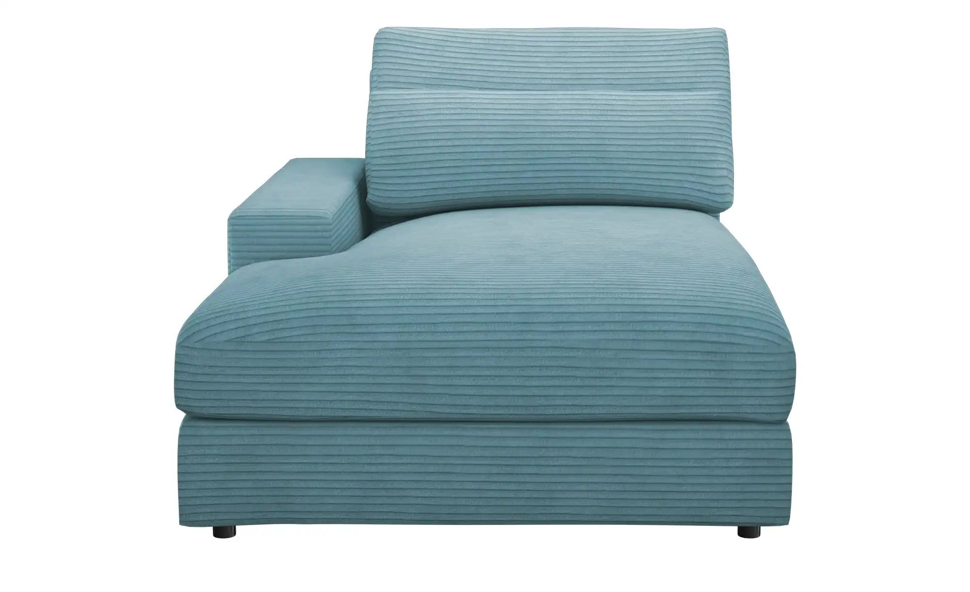Element Ottomane Armlehne links Branna ¦ türkis/petrol ¦ Maße (cm): B: 116 H: 88 T: 164.0 Polstermöbel > Sofas > Modulsofas - Höffner