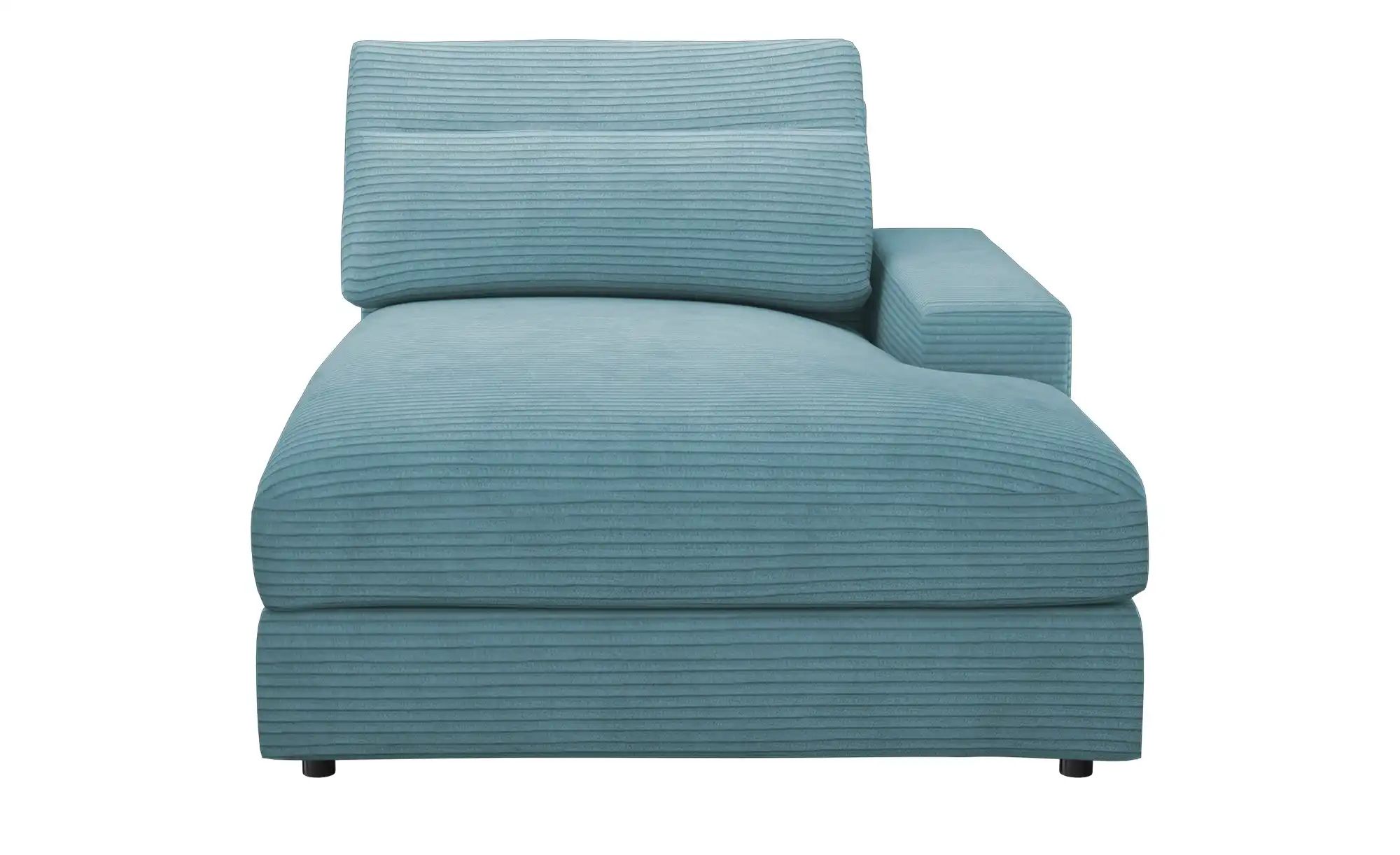 Element Ottomane mit Armlehne rechts Branna ¦ türkis/petrol ¦ Maße (cm): B: 116 H: 88 T: 164.0 Polstermöbel > Sofas > Modulsofas - Höffner