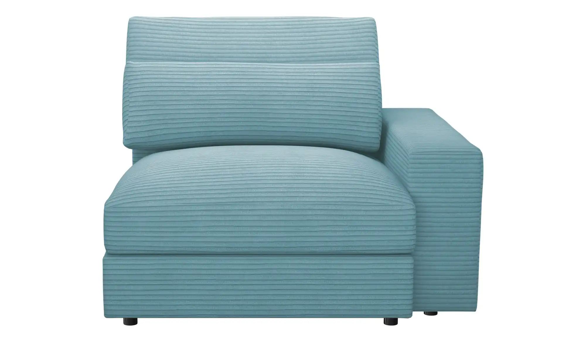 Element Einsitzer Armlehne rechts Branna ¦ türkis/petrol ¦ Maße (cm): B: 116 H: 88 T: 120.0 Polstermöbel > Sofas > Modulsofas - Höffner