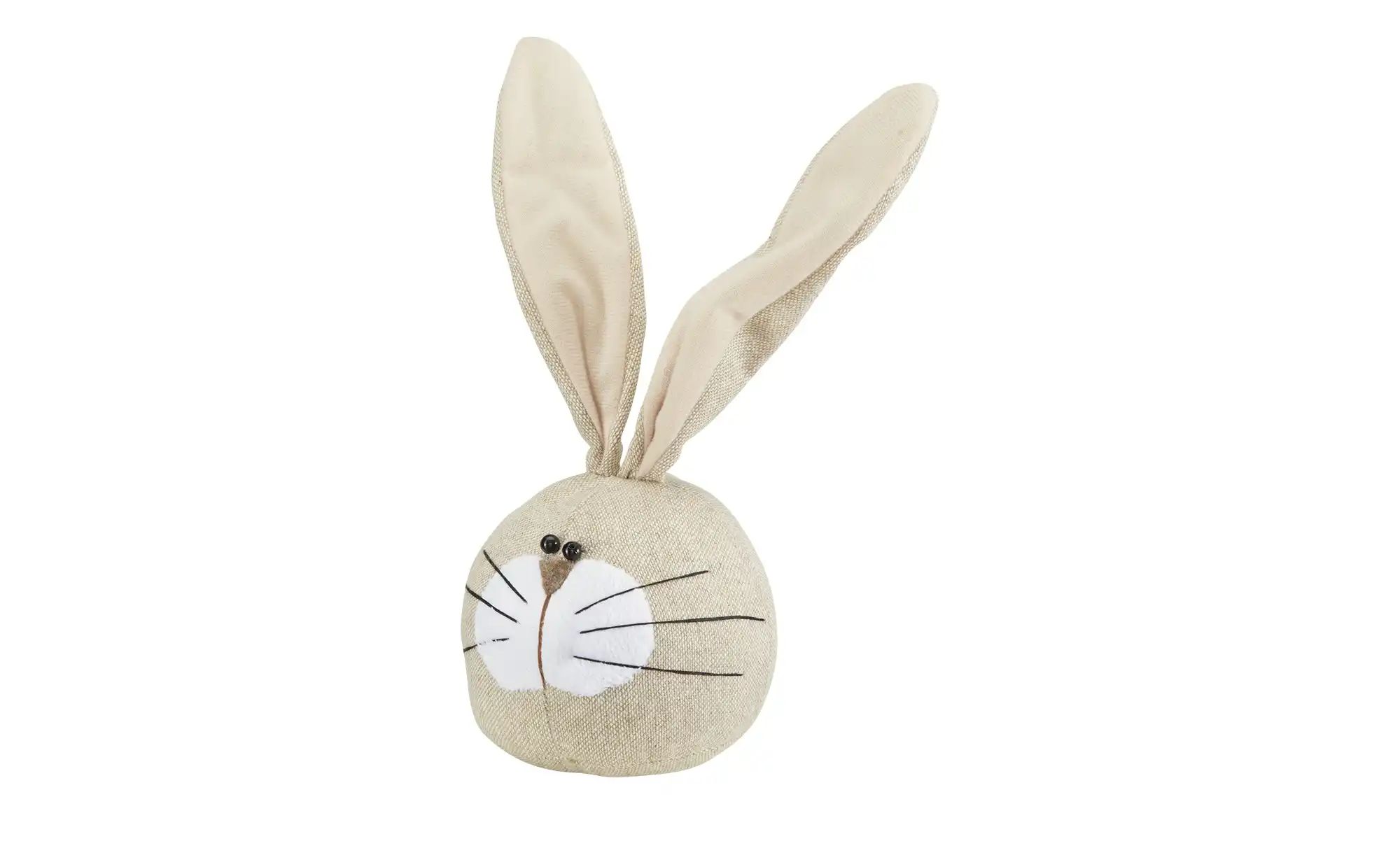 HOME STORY Türstopper Hase ¦ braun ¦ Polyester, Sand ¦ Maße (cm): H: 28  Ø: günstig online kaufen