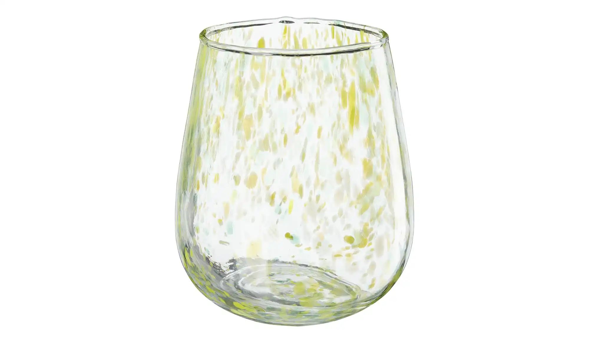 Windlicht ¦ grün ¦ Glas ¦ Maße (cm): H: 15  Ø: 13.5 Accessoires > Kerzen & günstig online kaufen