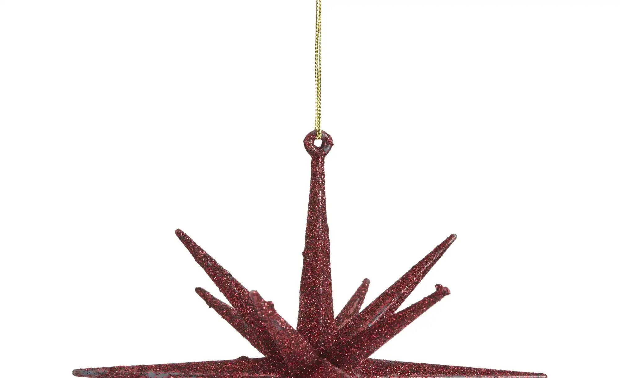 Thumbnail - Sternanhänger  2er Set   ¦ rot ¦ Kunststoff ¦ Maße (cm): H: 15  Ø: 15 Weihnachten - Höffner