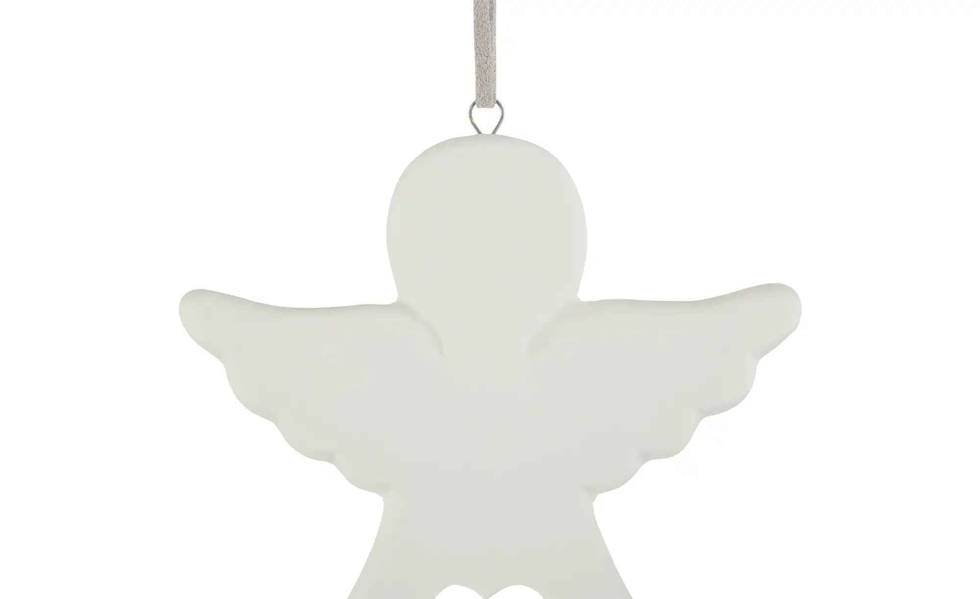 Thumbnail - HOME STORY Anhänger Engel 2er Set ¦ weiß ¦ Porzellan ¦ Maße (cm): H: 9,5 Ø: 8 Weihnachten - Höffner