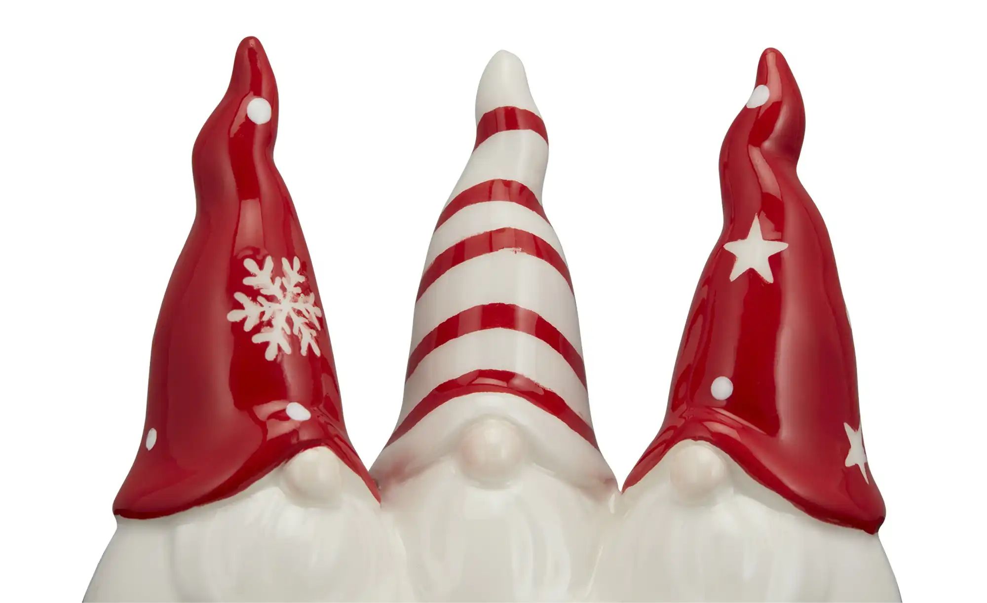 HOME STORY Teelichthalter Wichtel   ¦ weiß ¦ Dolomite ¦ Maße (cm): B: 11 H: günstig online kaufen