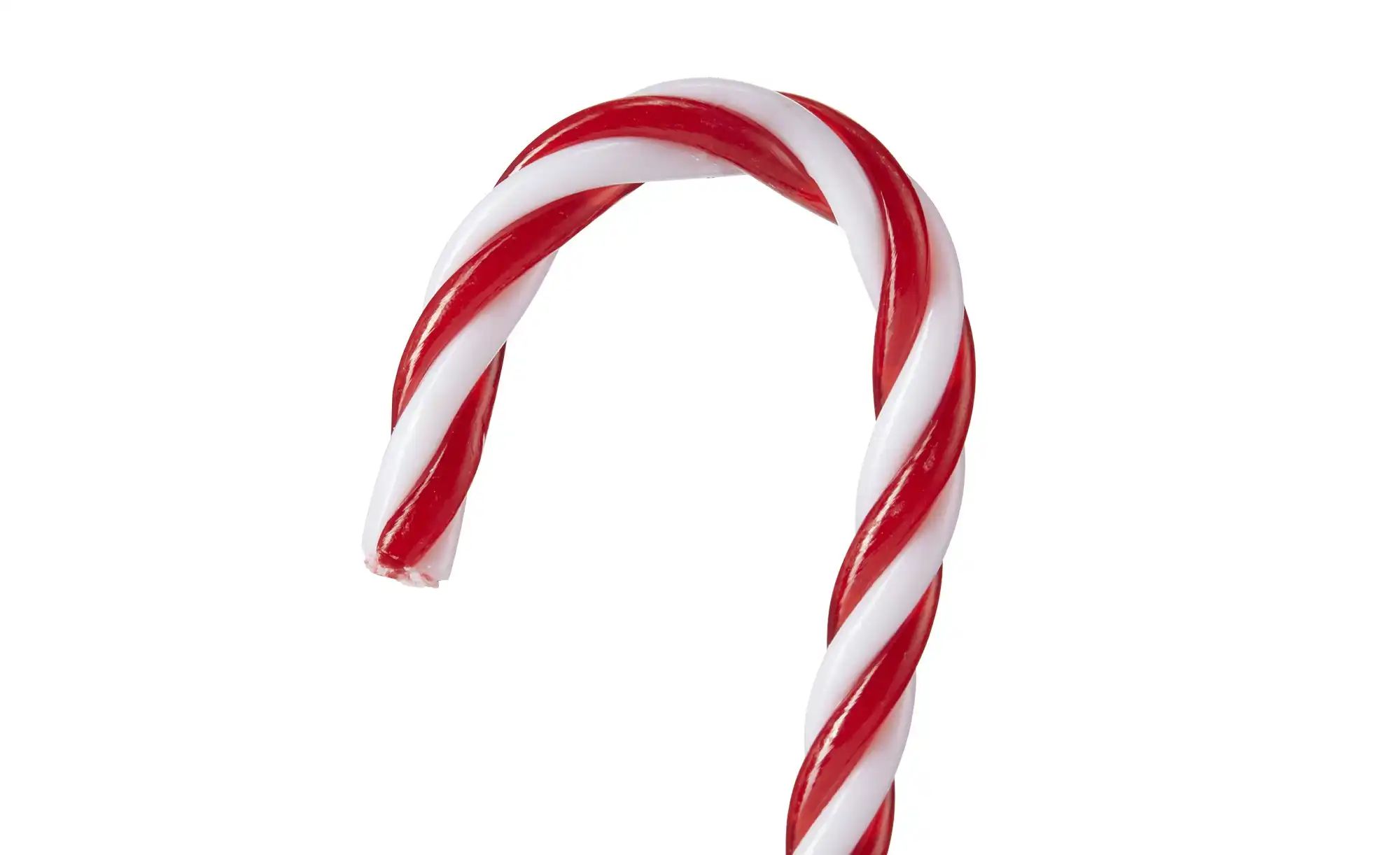 Anhänger Zuckerstange  6er Set   ¦ rot ¦ Kunststoff ¦ Maße (cm): B: 4 H: 13 günstig online kaufen
