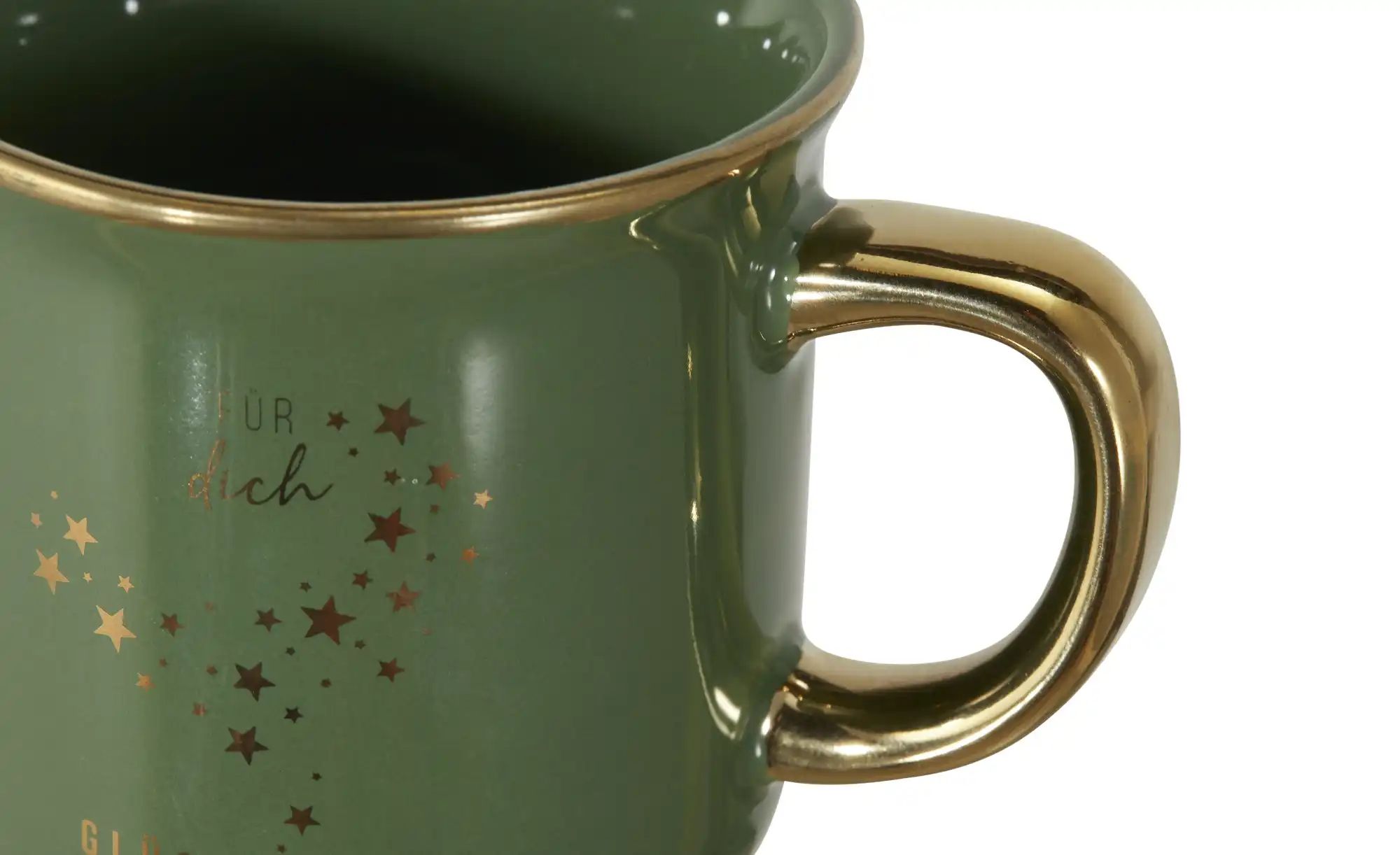 Thumbnail - HOME STORY Henkelbecher   ¦ grün ¦ Steinzeug/Steingut ¦ Maße (cm): H: 8,5  Ø: 9 Weihnachten - Höffner