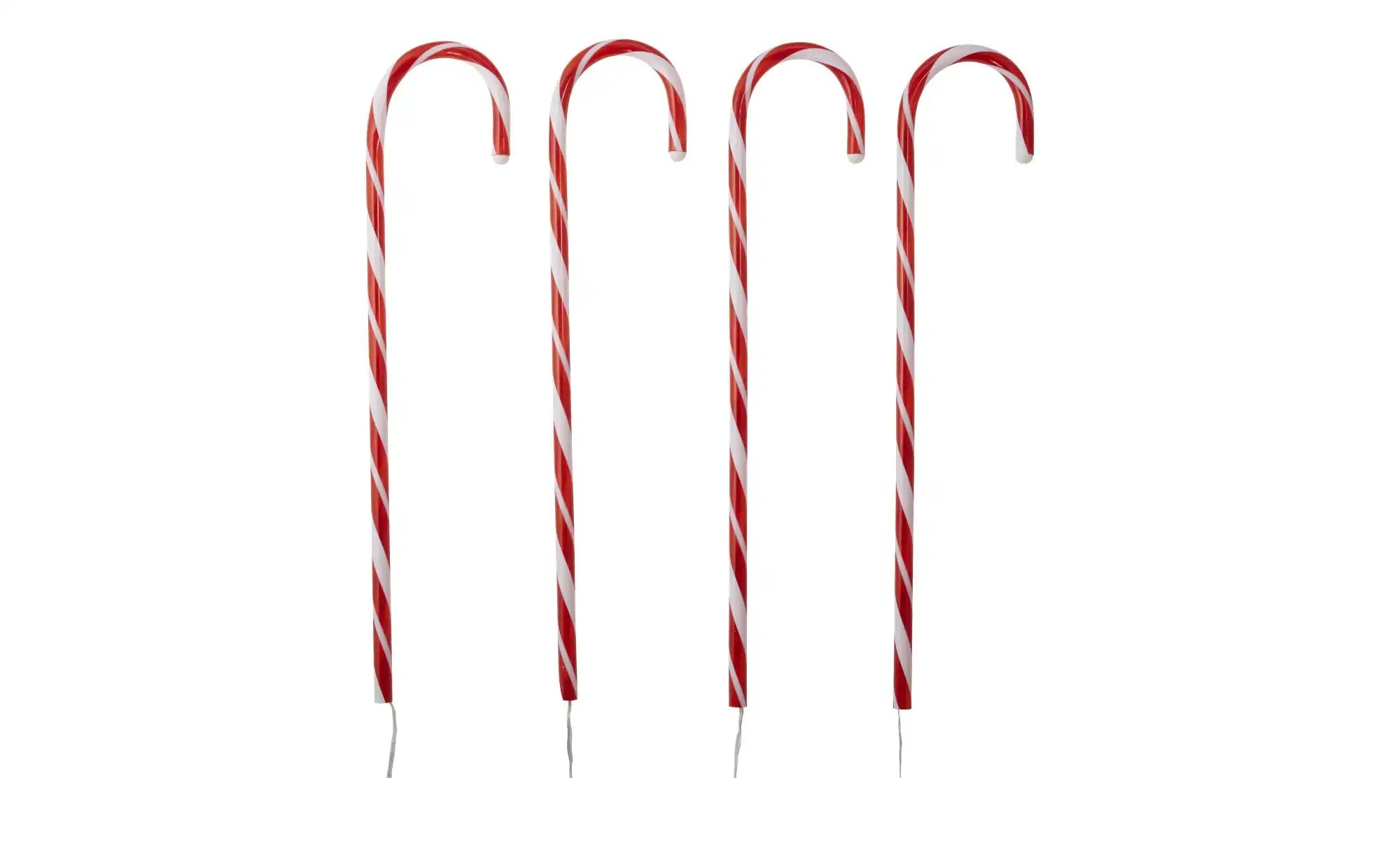 LED Zuckerstange  4er-Set   ¦ rot ¦ Maße (cm): H: 74 Lampen & Leuchten > Au günstig online kaufen