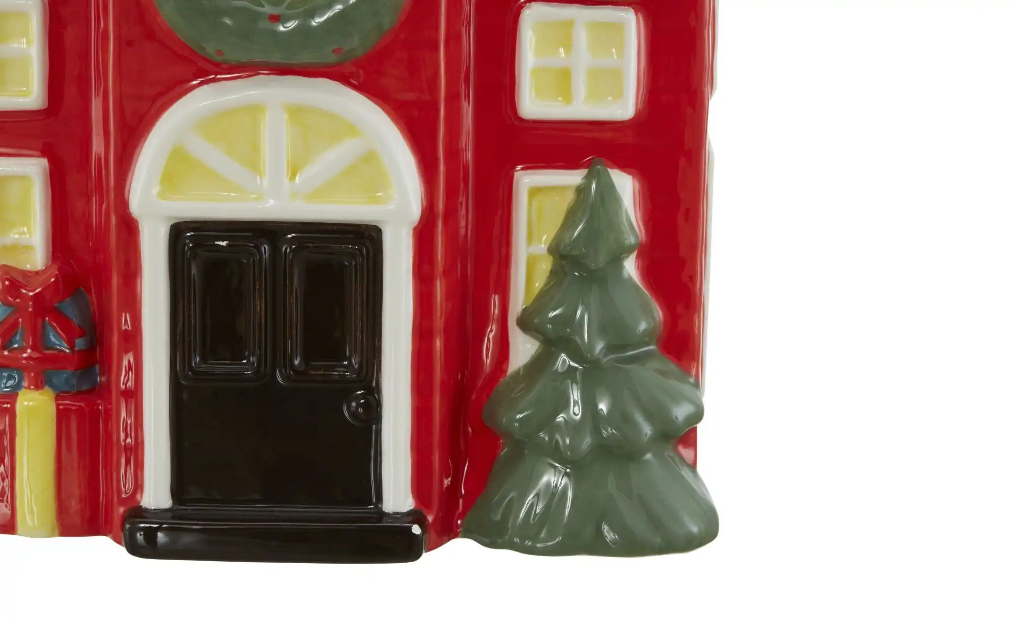 Thumbnail - HOME STORY Keksdose Haus mit Deckel ¦ rot ¦ Dolomite ¦ Maße (cm): B: 17,7 H: 20,3 T: 17.7 Weihnachten - Höffner