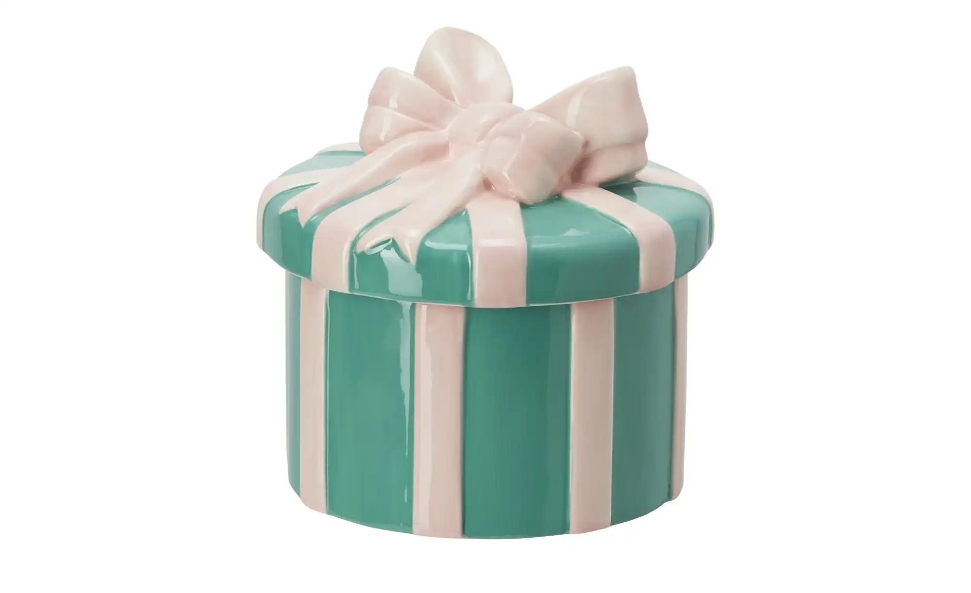 HOME STORY Keksdose Geschenk   ¦ blau ¦ Dolomite ¦ Maße (cm): H: 15,2  Ø: 1 günstig online kaufen