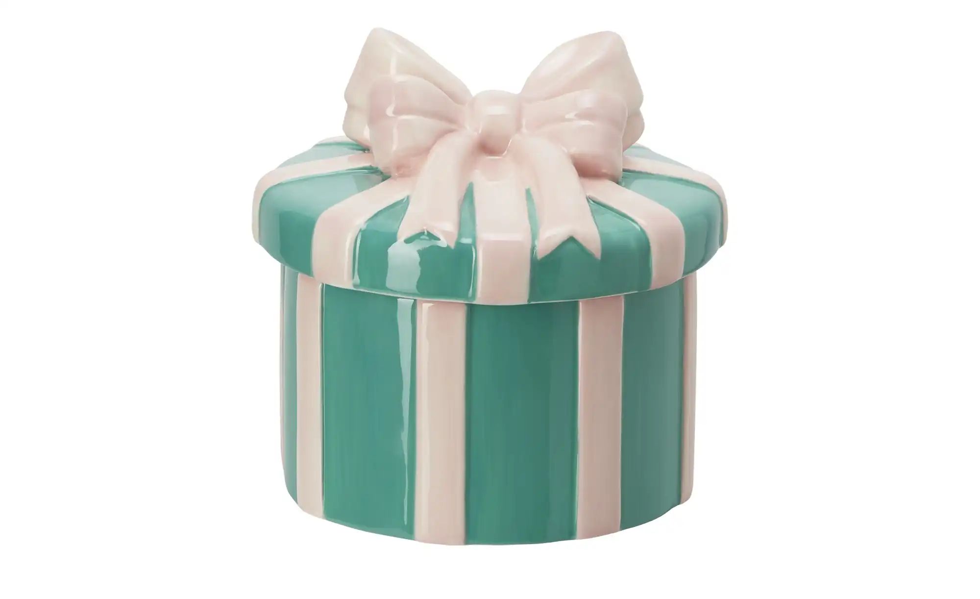 HOME STORY Keksdose Geschenk   ¦ blau ¦ Dolomite ¦ Maße (cm): H: 15,2  Ø: 1 günstig online kaufen