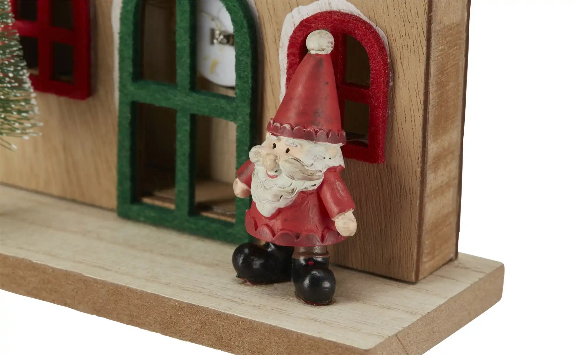 Thumbnail - HOME STORY LED Haus ¦ holzfarben ¦ MDF,Polyresin (Kunstharz),Polyester,Kunststoff ¦ Maße (cm): B: 13 H: 21,5 T: 6.0 We...