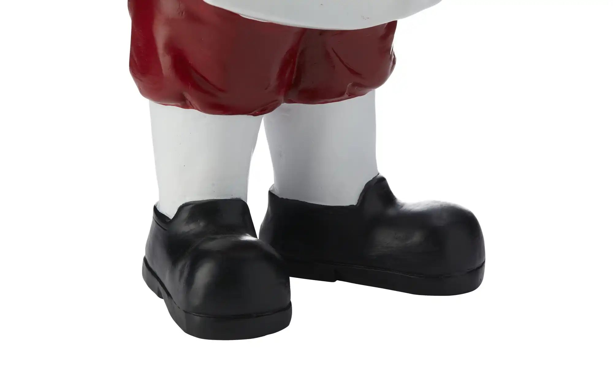 Thumbnail - HOME STORY Dekofigur Santa mit Lebkuchen ¦ rot ¦ Polyresin (Kunstharz),Stein ¦ Maße (cm): B: 19 H: 42 T: 16.0 Weihnach...