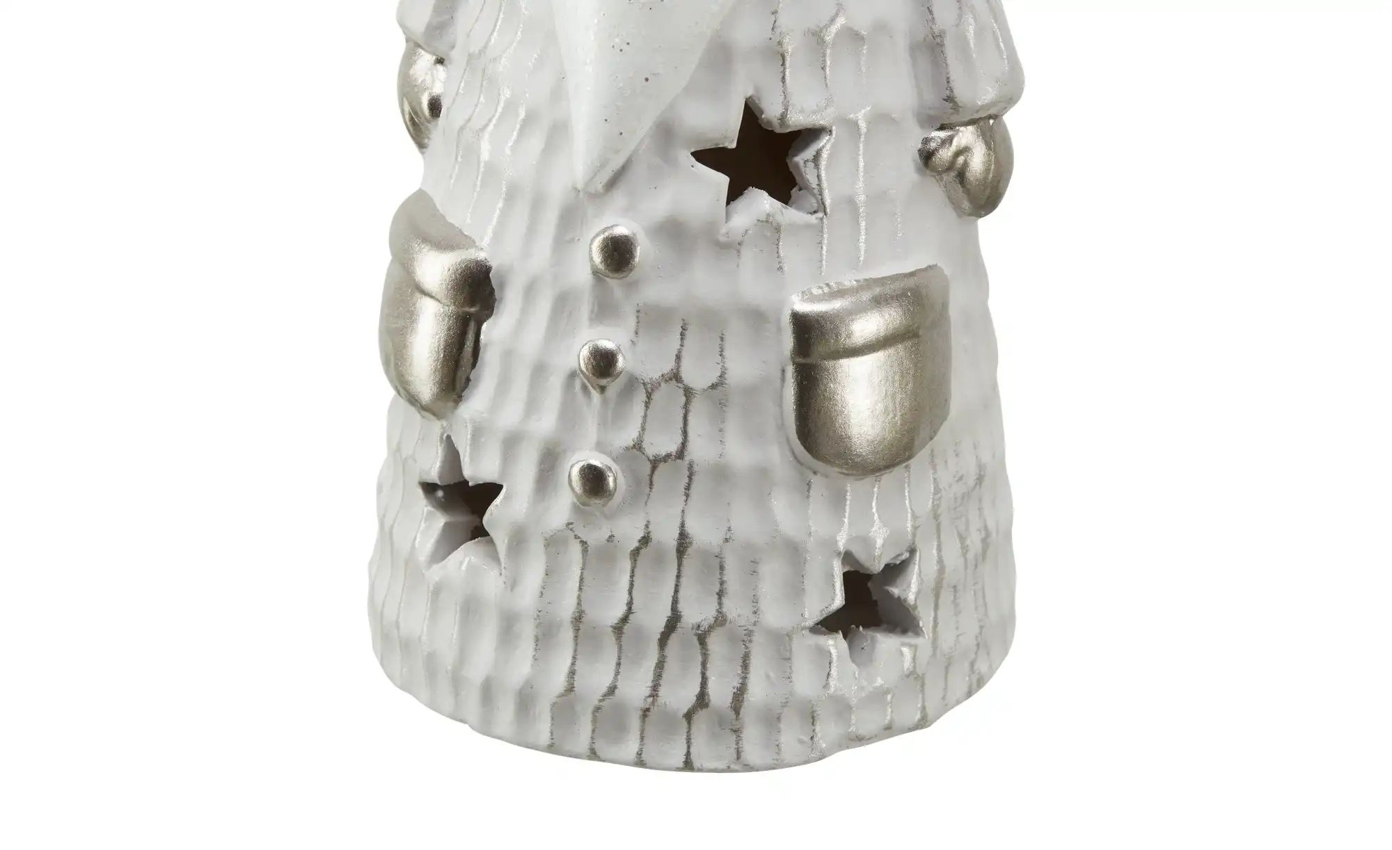 Thumbnail - HOME STORY Deko LED Weihnachtsmann ¦ grau ¦ Terracotta ¦ Maße (cm): B: 8,5 H: 21 T: 8.0 Weihnachten - Höffner