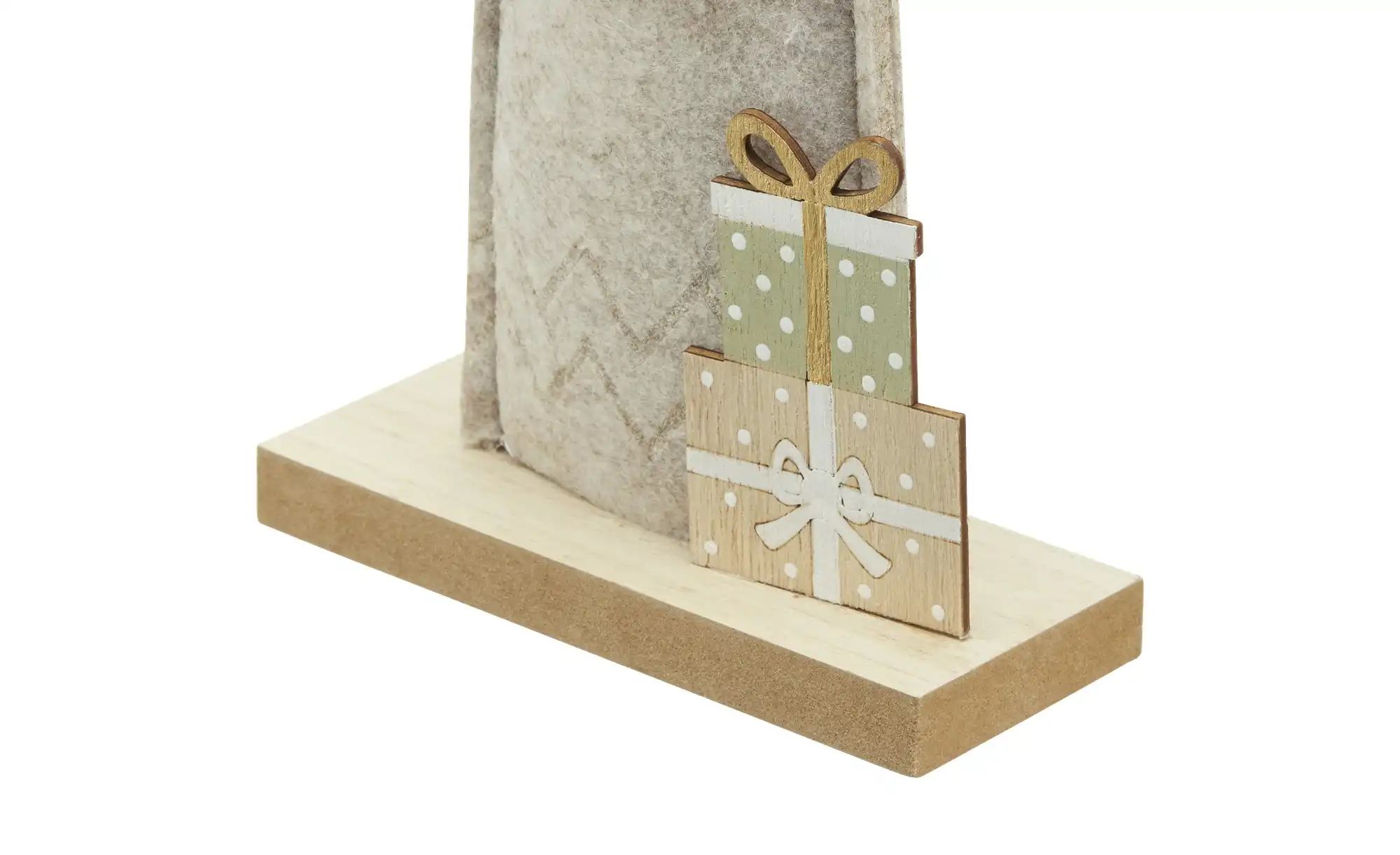 HOME STORY LED Figur Weihnachtsmann   ¦ grün ¦ Metall,Holzwerkstoff ¦ Maße günstig online kaufen