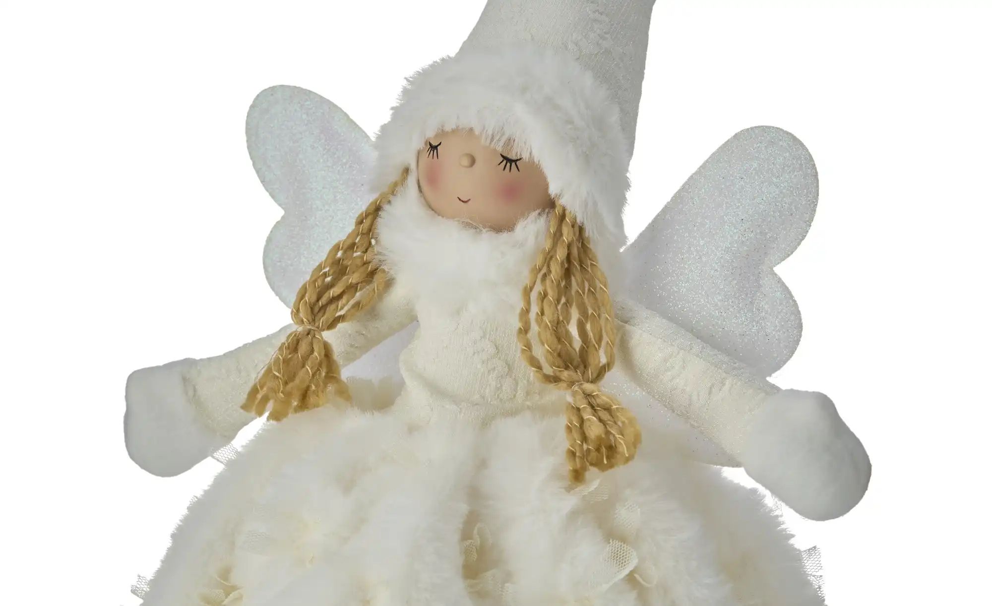 HOME STORY LED Figur Engel   ¦ weiß ¦ Kunststoff ¦ Maße (cm): B: 22 H: 60 T günstig online kaufen