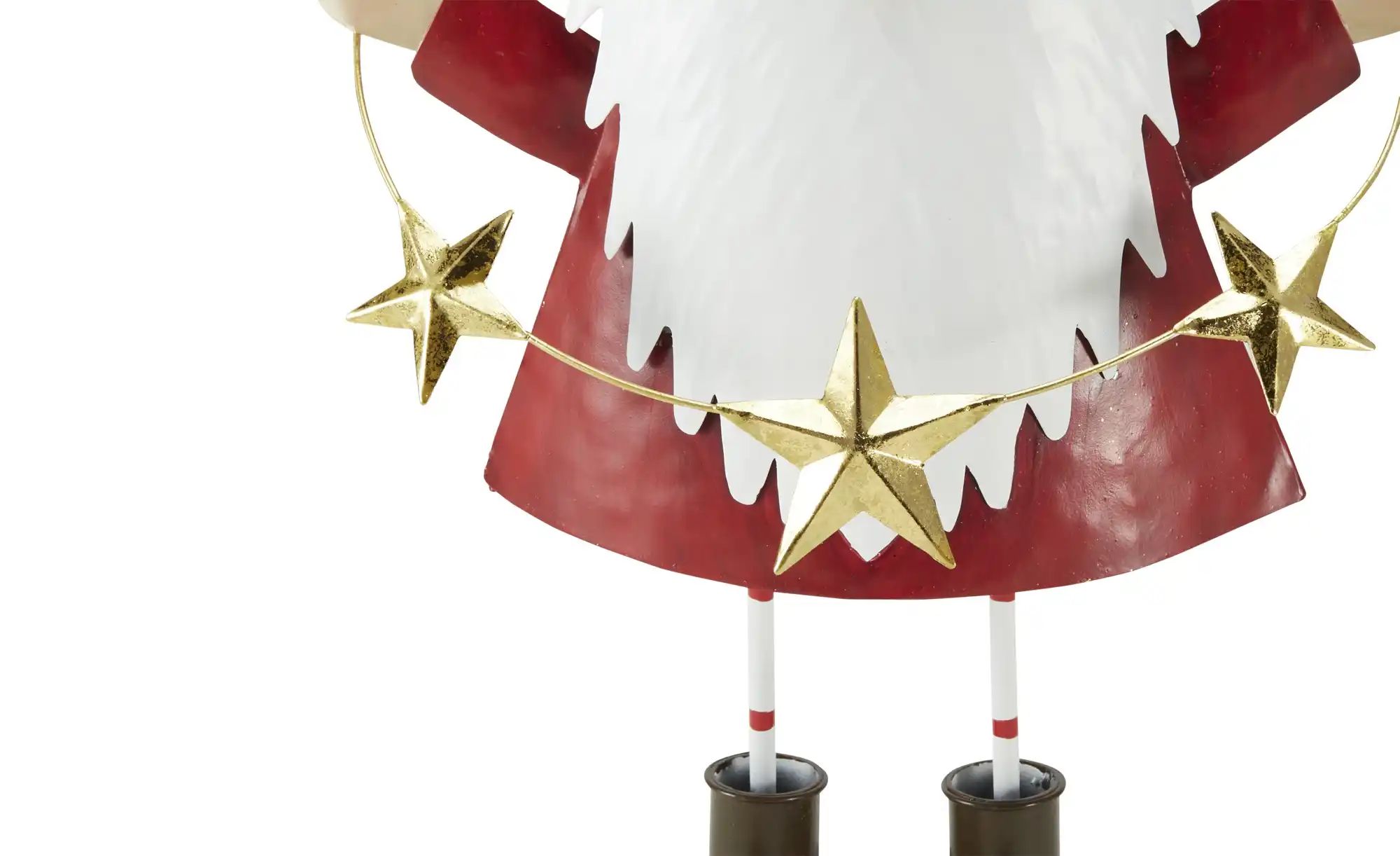 HOME STORY Deko Figur Weihnachtsmann   ¦ rot ¦ Metall ¦ Maße (cm): B: 26 H: günstig online kaufen