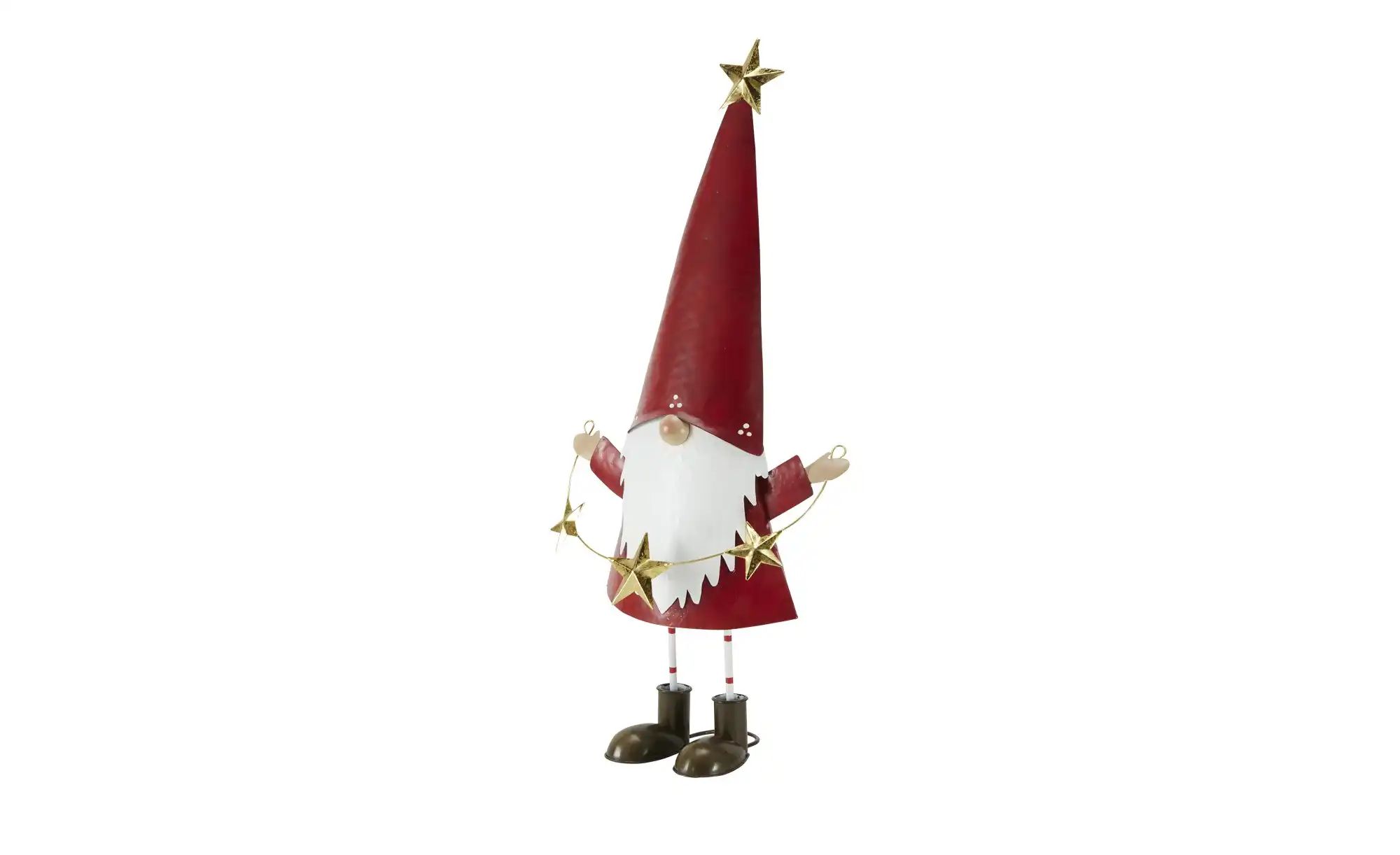 Thumbnail - HOME STORY Deko Figur Weihnachtsmann   ¦ rot ¦ Metall ¦ Maße (cm): B: 26 H: 56 T: 12.5 Weihnachten - Höffner