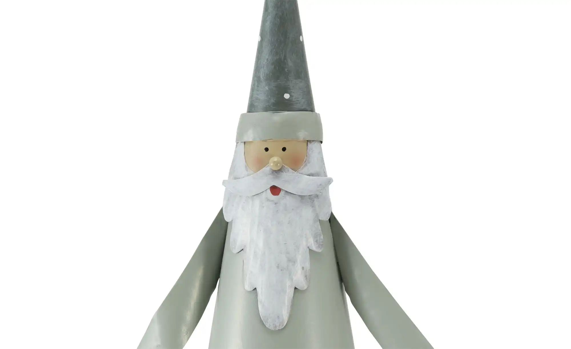 Thumbnail - HOME STORY Deko Figur Weihnachtsmann ¦ grün ¦ Metall ¦ Maße (cm): B: 19 H: 49,5 T: 12.5 Weihnachten - Höffner