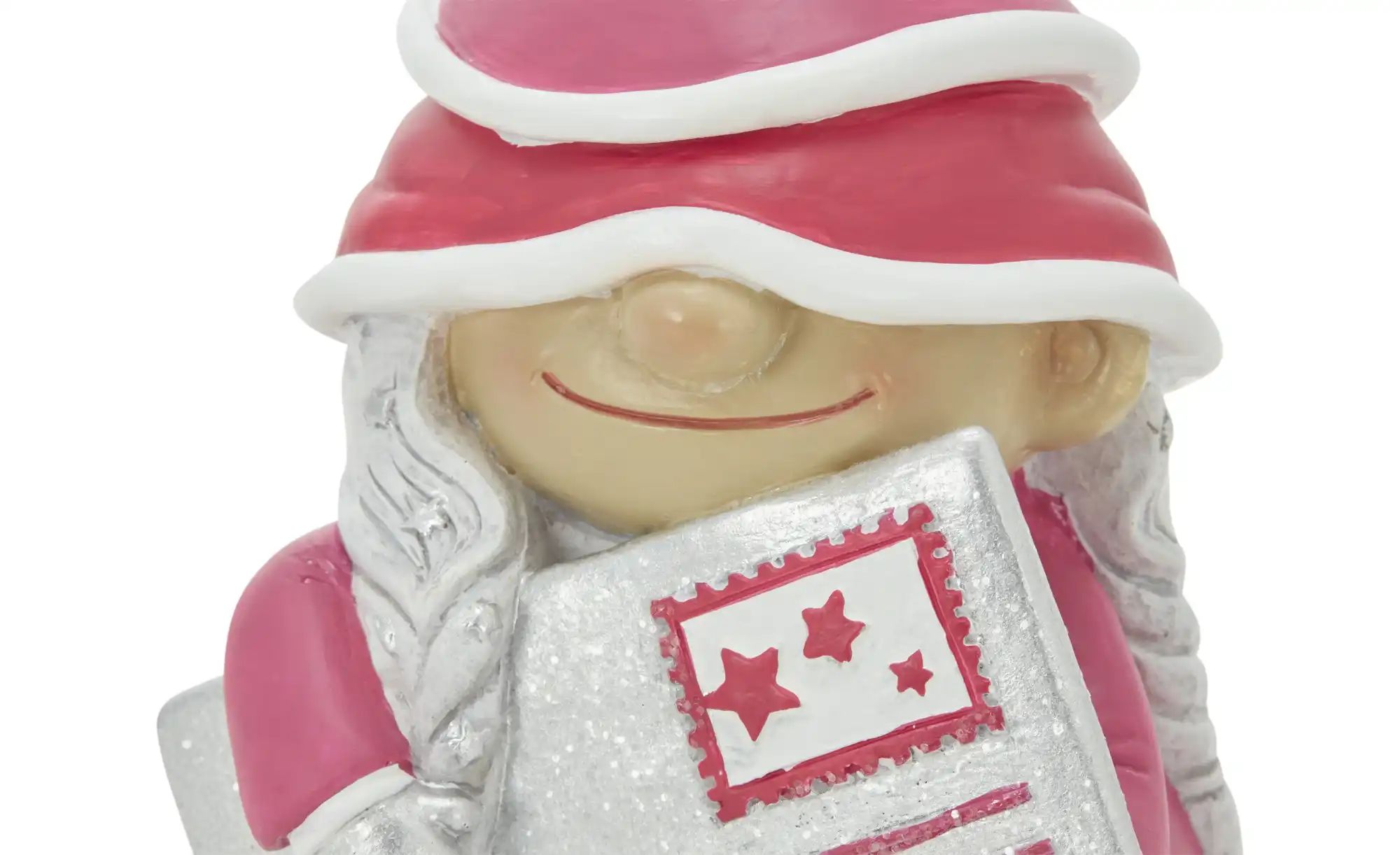 Thumbnail - HOME STORY Deko Wichtel ¦ rosa/pink ¦ Polyresin (Kunstharz) ¦ Maße (cm): B: 10 H: 15 T: 9.0 Weihnachten - Höffner