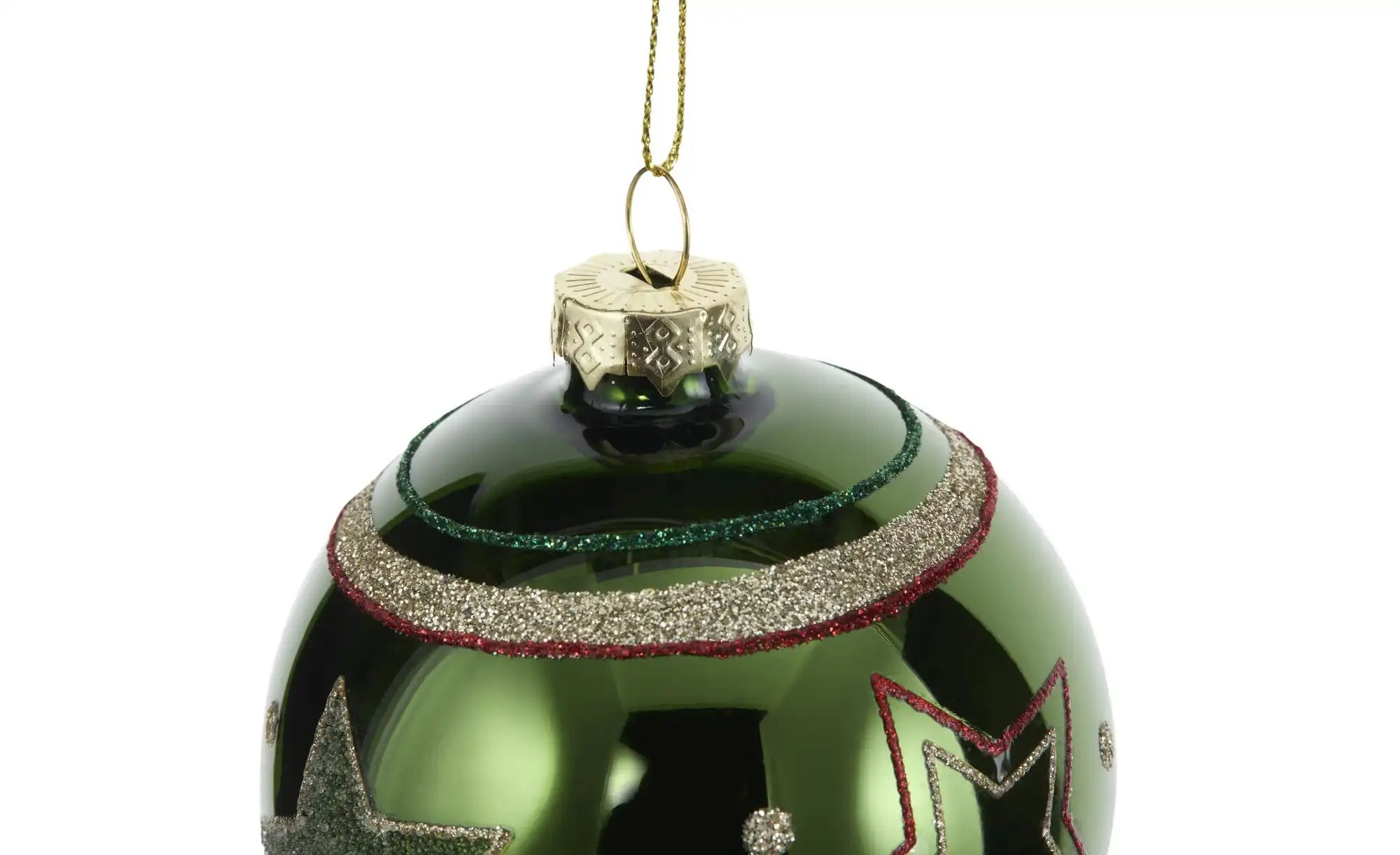 Thumbnail - HOME STORY Weihnachtsbaumkugel   ¦ grün ¦ Glas,Aluminium Ø: 8 Weihnachten - Höffner
