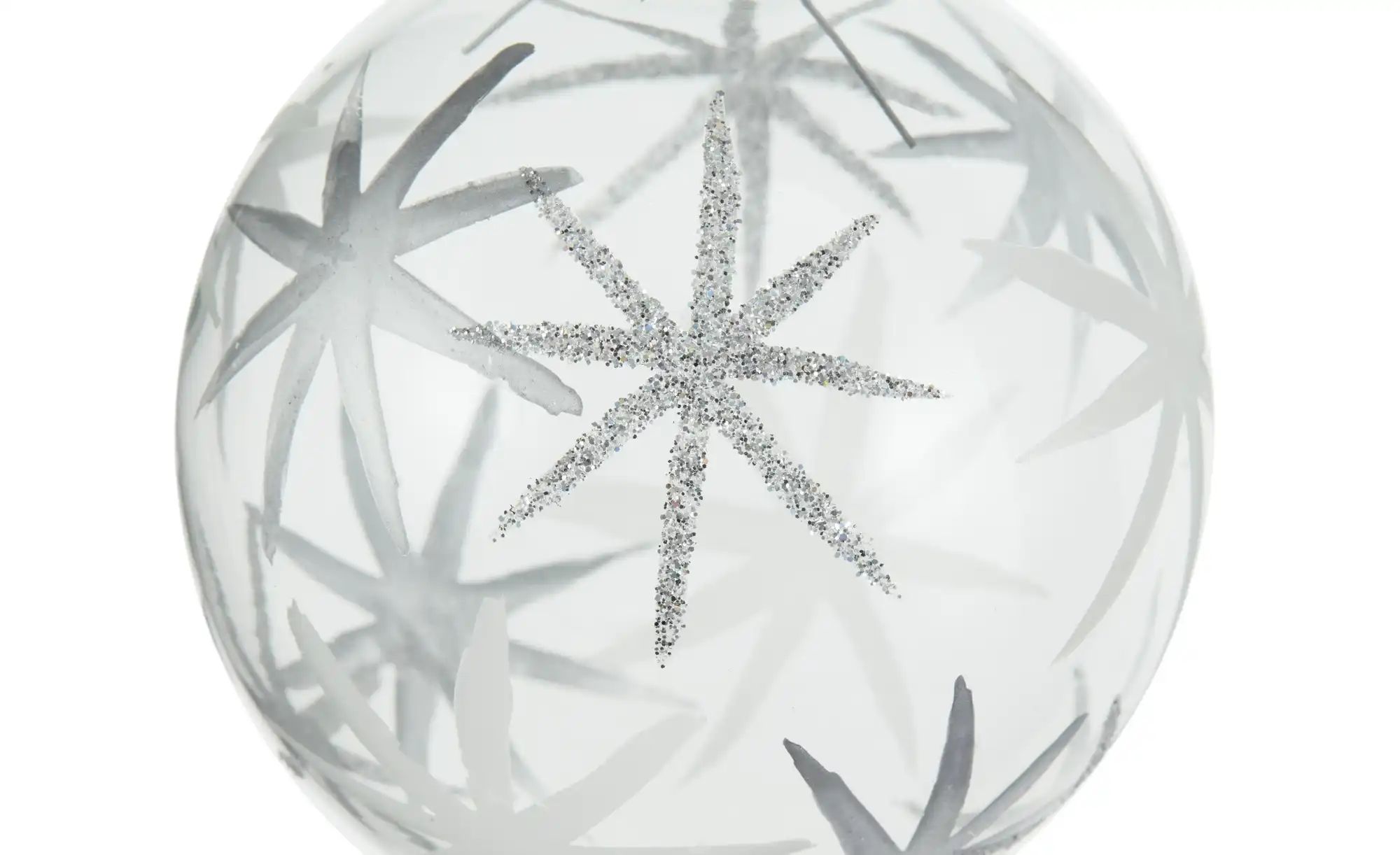 Thumbnail - HOME STORY Weihnachtsbaumkugel   ¦ transparent/klar ¦ Glas,Aluminium Ø: 8 Weihnachten - Höffner