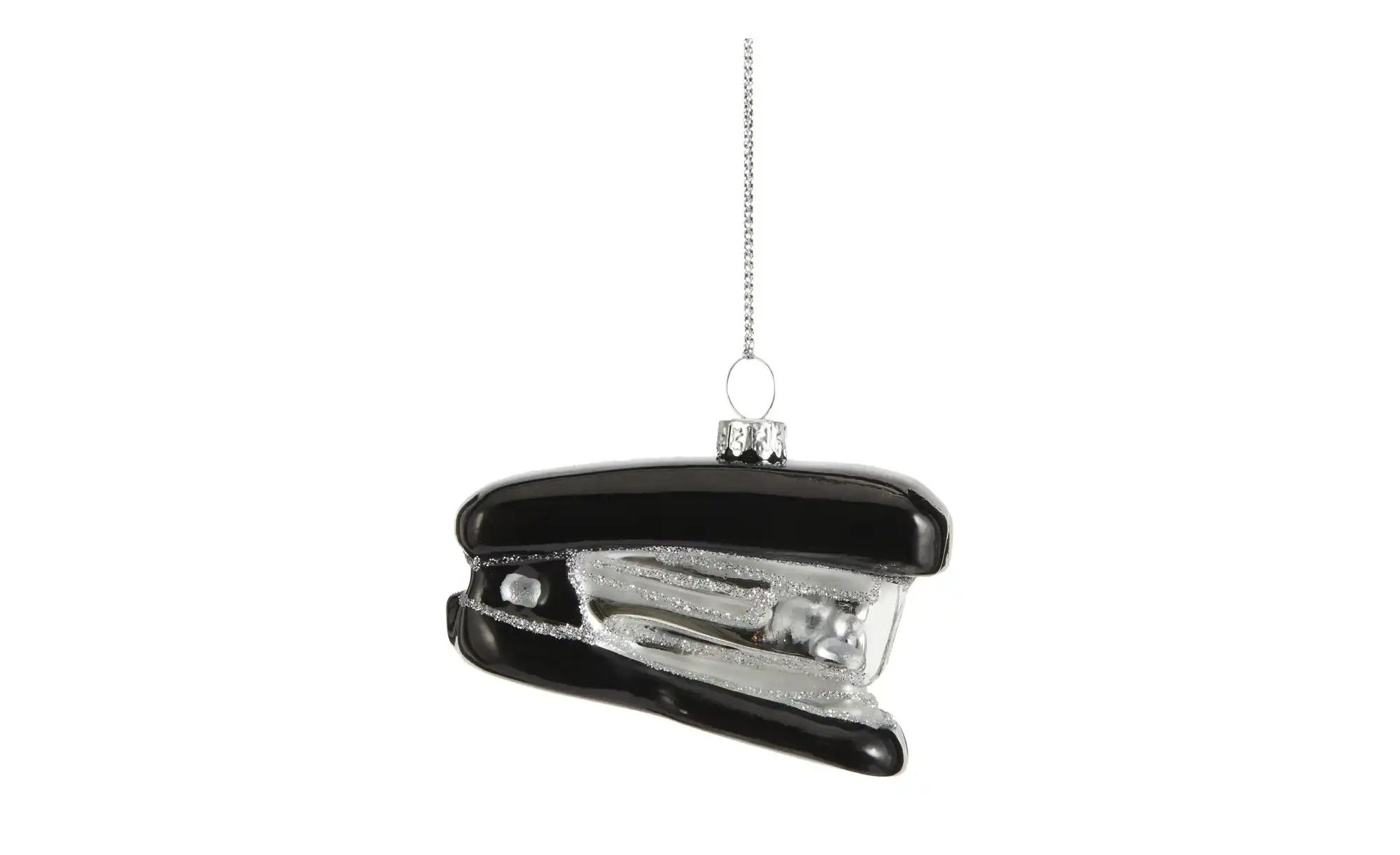 HOME STORY Weihnachtsbaumschmuck Tacker   ¦ schwarz ¦ Glas,Aluminium ¦ Maße günstig online kaufen