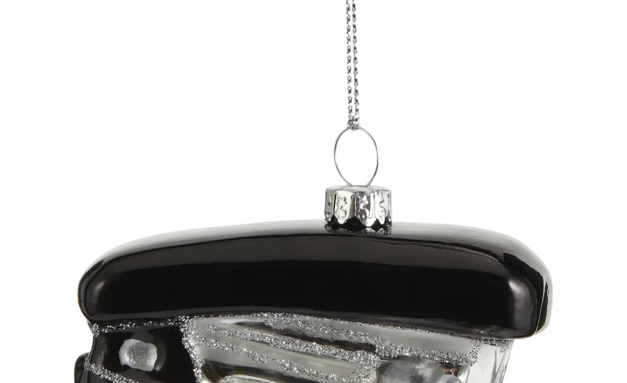 Thumbnail - HOME STORY Weihnachtsbaumschmuck Tacker ¦ schwarz ¦ Glas,Aluminium ¦ Maße (cm): B: 8,2 H: 4,5 T: 3.0 Weihnachten - Höf...