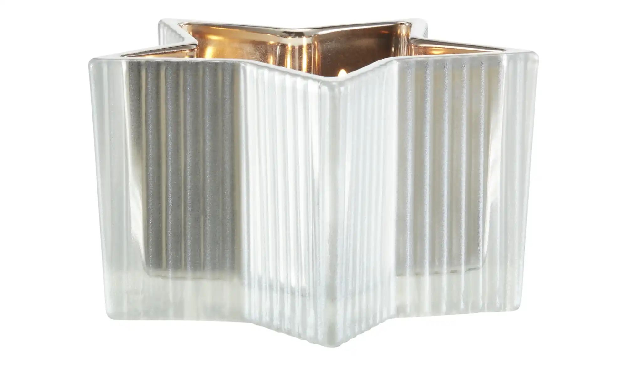 HOME STORY Duftkerze im Glas Stern   ¦ grün ¦ Paraffin,Glas ¦ Maße (cm): B: günstig online kaufen