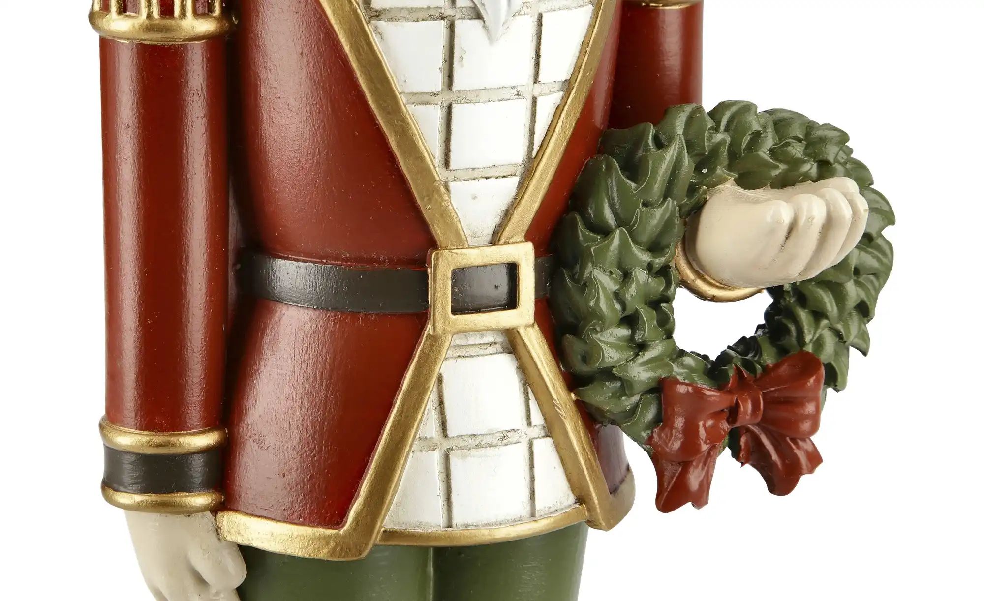 Thumbnail - HOME STORY Deko Nussknacker   ¦ rot ¦ Polyresin (Kunstharz) ¦ Maße (cm): B: 11,4 H: 31,2 T: 9.8 Weihnachten - Höffner