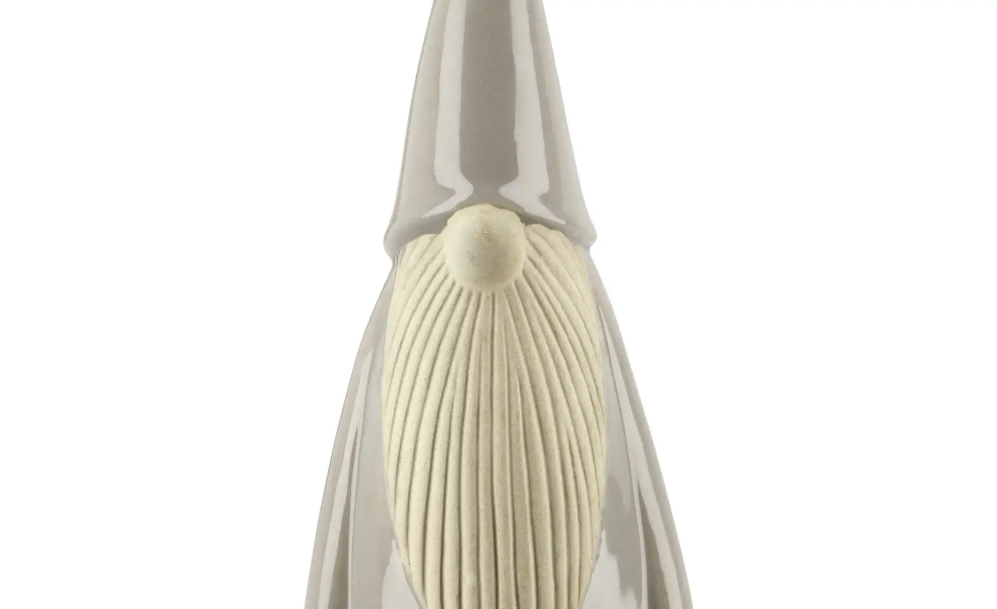 HOME STORY Deko Figur Weihnachtsmann   ¦ grau ¦ Steingut ¦ Maße (cm): B: 8, günstig online kaufen