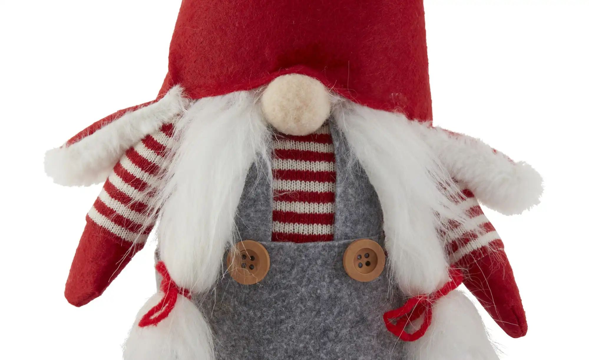 Thumbnail - HOME STORY Weihnachtswichtel  sortiert   ¦ rot ¦ Polyester,Sand,Holzwerkstoff ¦ Maße (cm): B: 14 H: 40 Weihnachten - Höf...