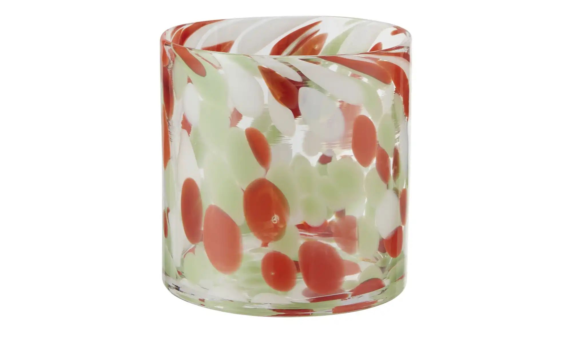 HOME STORY Teelichtglas   ¦ mehrfarbig ¦ Glas ¦ Maße (cm): H: 10  Ø: 10 Acc günstig online kaufen
