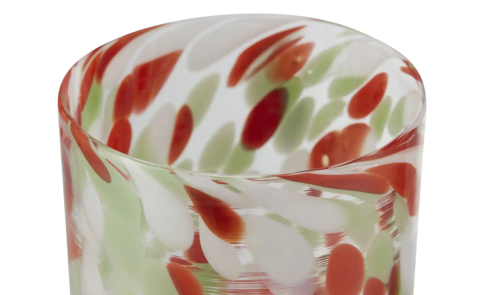 Thumbnail - HOME STORY Teelichtglas ¦ mehrfarbig ¦ Glas ¦ Maße (cm): H: 10 Ø: 10 Accessoires > Kerzen & Kerzenständer > Teelichth...