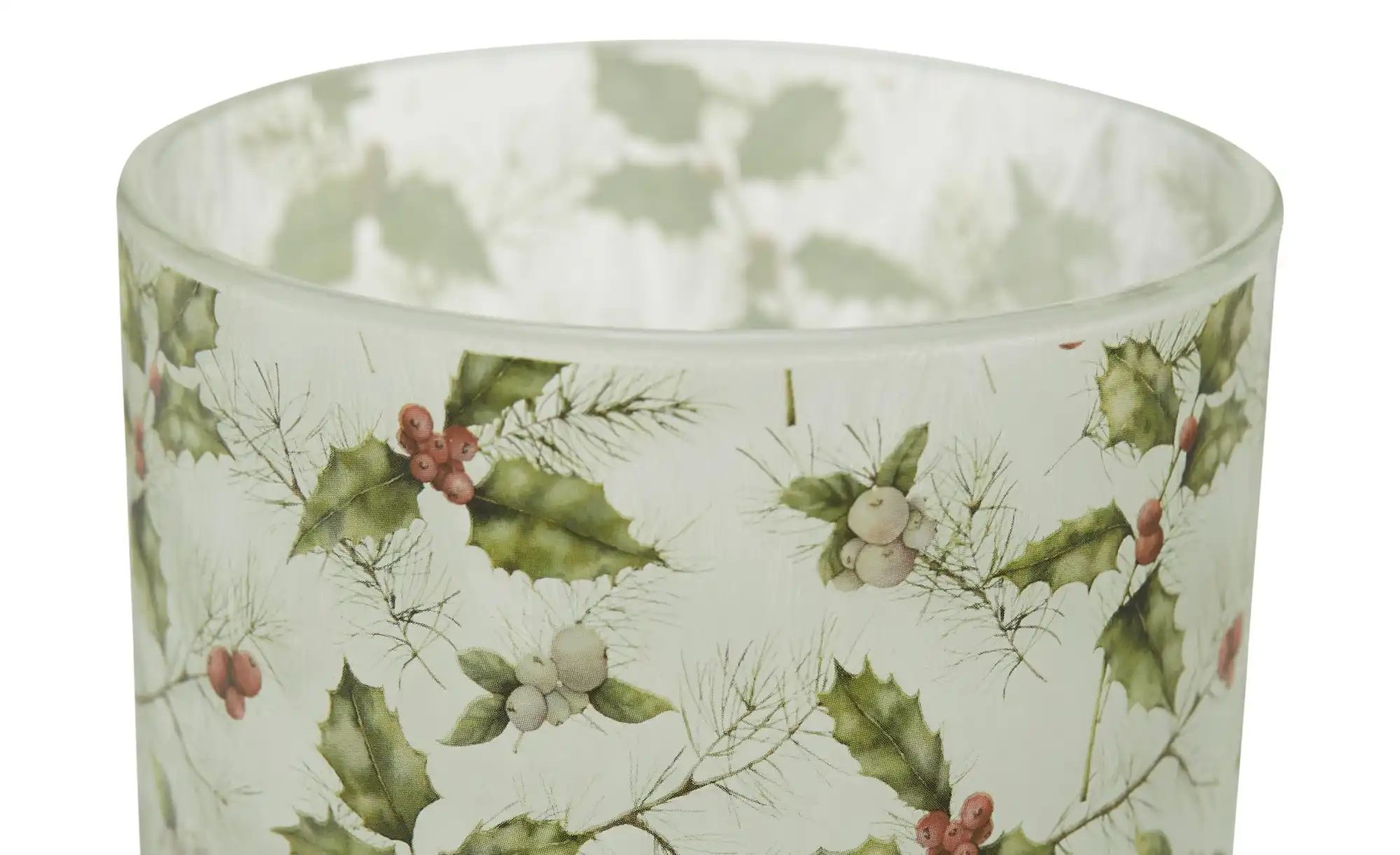 HOME STORY Teelichthalter   ¦ grün ¦ Glas ¦ Maße (cm): H: 9  Ø: 8 Weihnacht günstig online kaufen