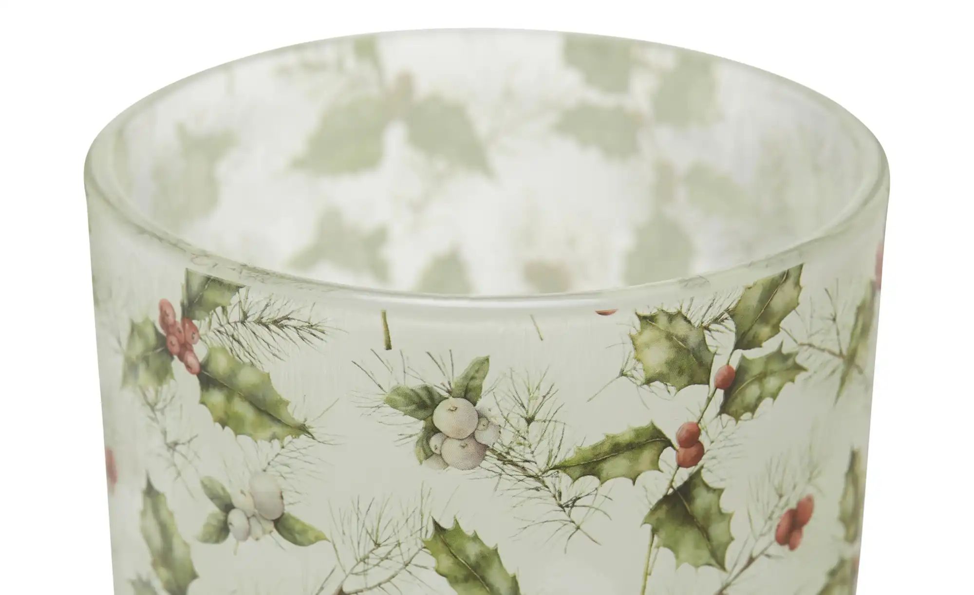 Thumbnail - HOME STORY Teelichthalter ¦ grün ¦ Glas ¦ Maße (cm): H: 13 Ø: 11.5 Weihnachten - Höffner