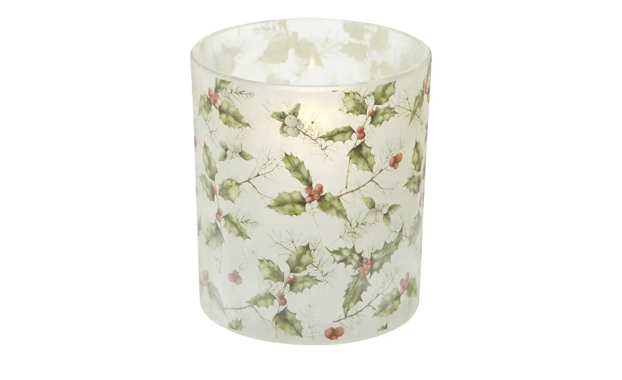 Thumbnail - HOME STORY Teelichthalter ¦ grün ¦ Glas ¦ Maße (cm): H: 13 Ø: 11.5 Weihnachten - Höffner