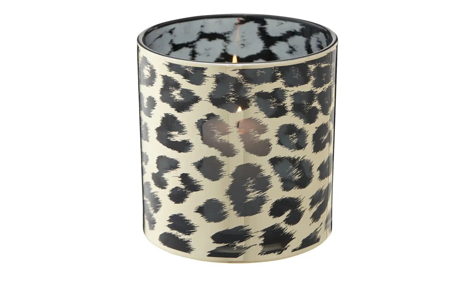 HOME STORY Windlicht   ¦ gold ¦ Glas ¦ Maße (cm): H: 15  Ø: 15 Accessoires günstig online kaufen