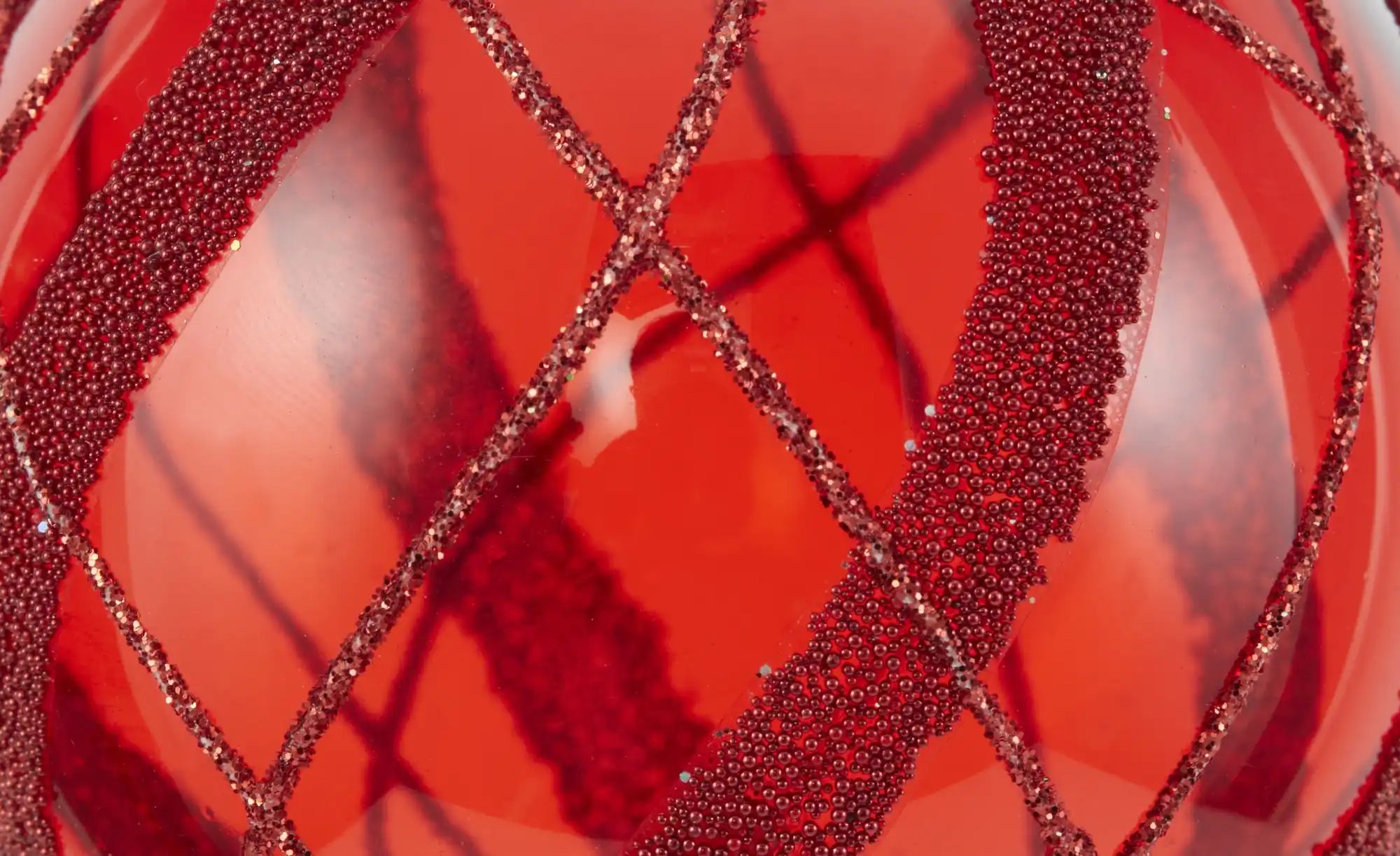 Thumbnail - HOME STORY Weihnachtsbaumkugel   ¦ rot ¦ Glas,Aluminium ¦ Maße (cm): H: 8  Ø: 8 Weihnachten - Höffner