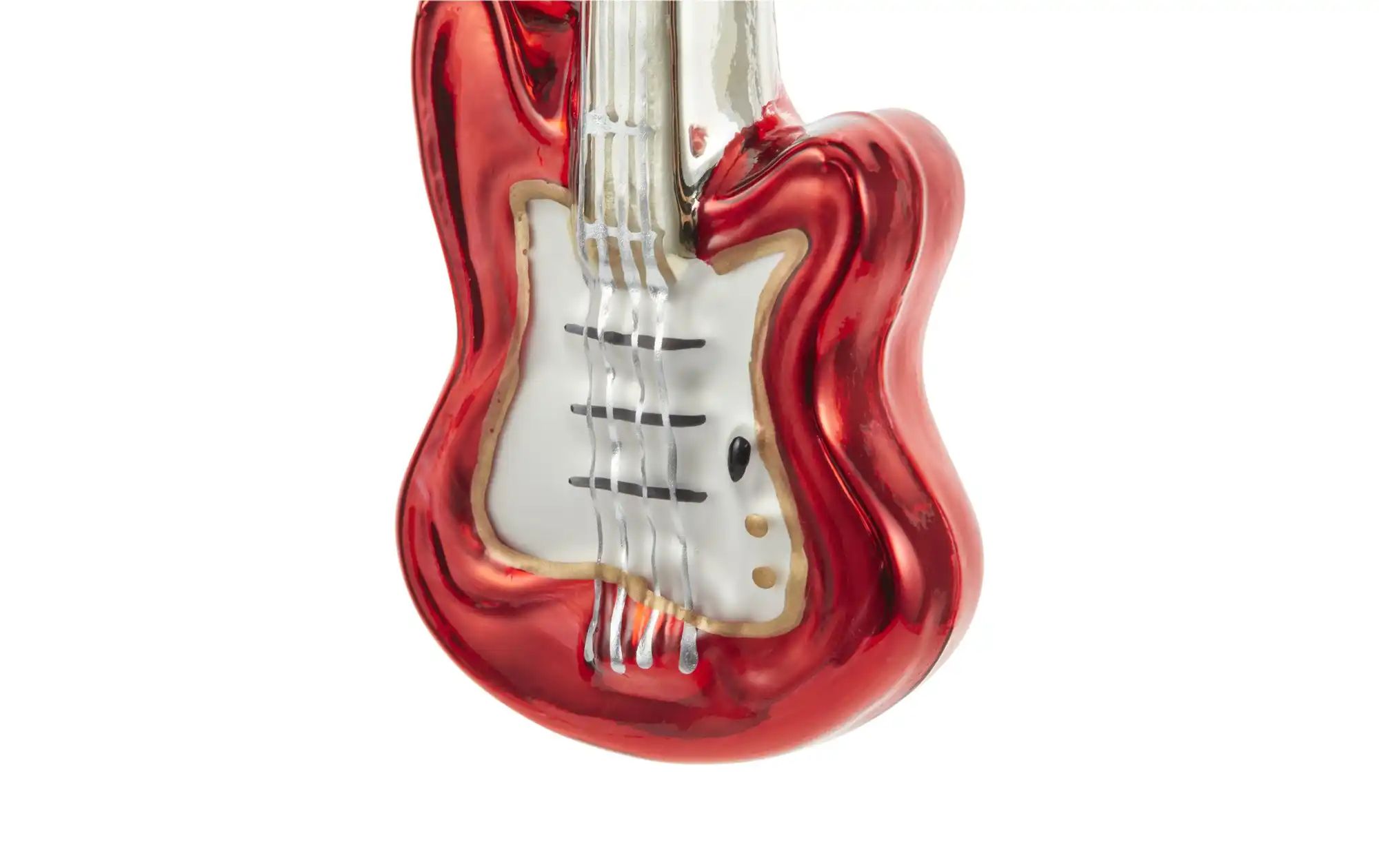 Thumbnail - HOME STORY Weihnachtsbaumschmuck Gitarre ¦ Glas,Aluminium ¦ Maße (cm): B: 6 H: 14,7 T: 2.2 Weihnachten - Höffner