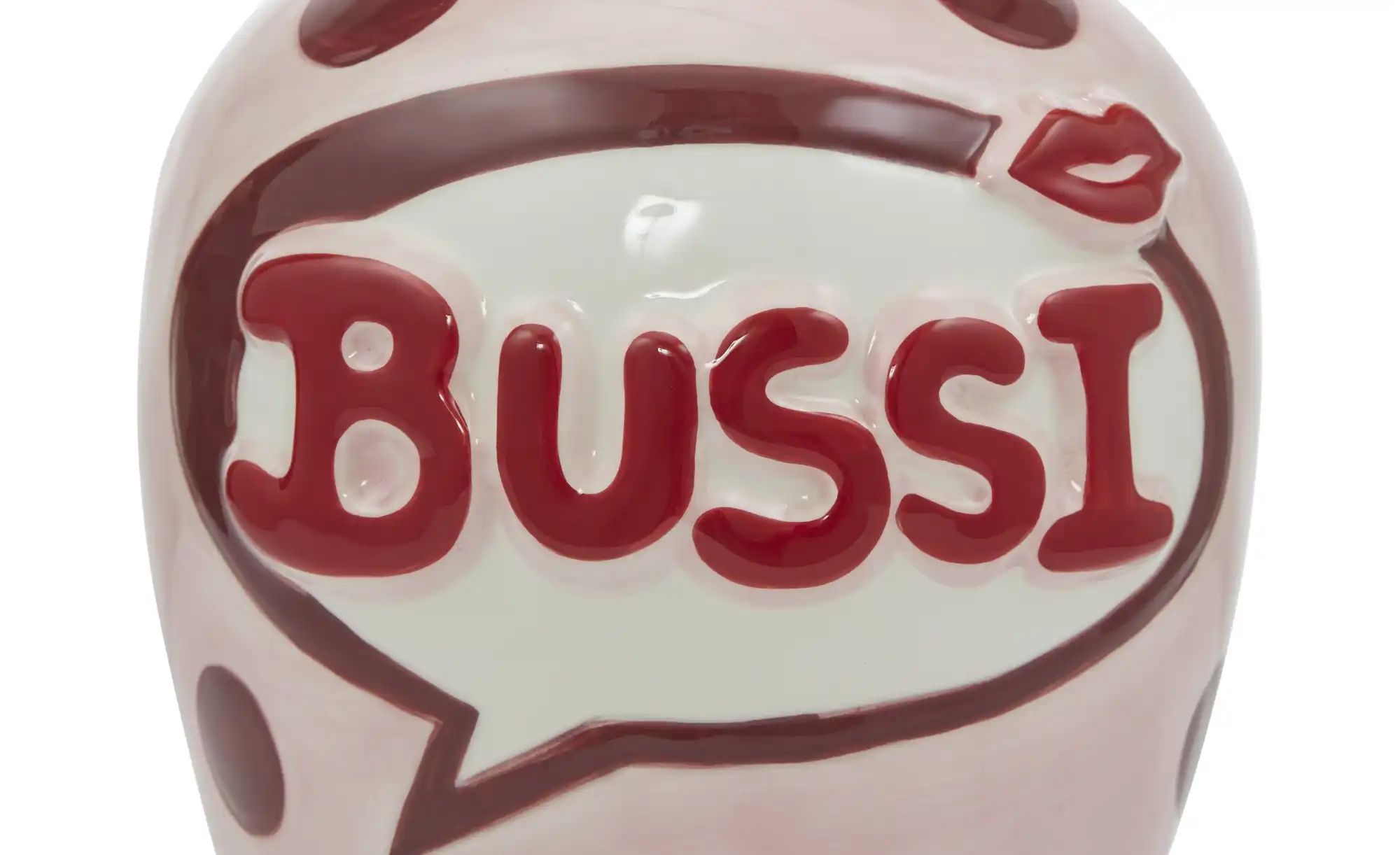 HOME STORY Vase Bussi   ¦ rosa/pink ¦ Dolomite ¦ Maße (cm): H: 25,3  Ø: 18. günstig online kaufen